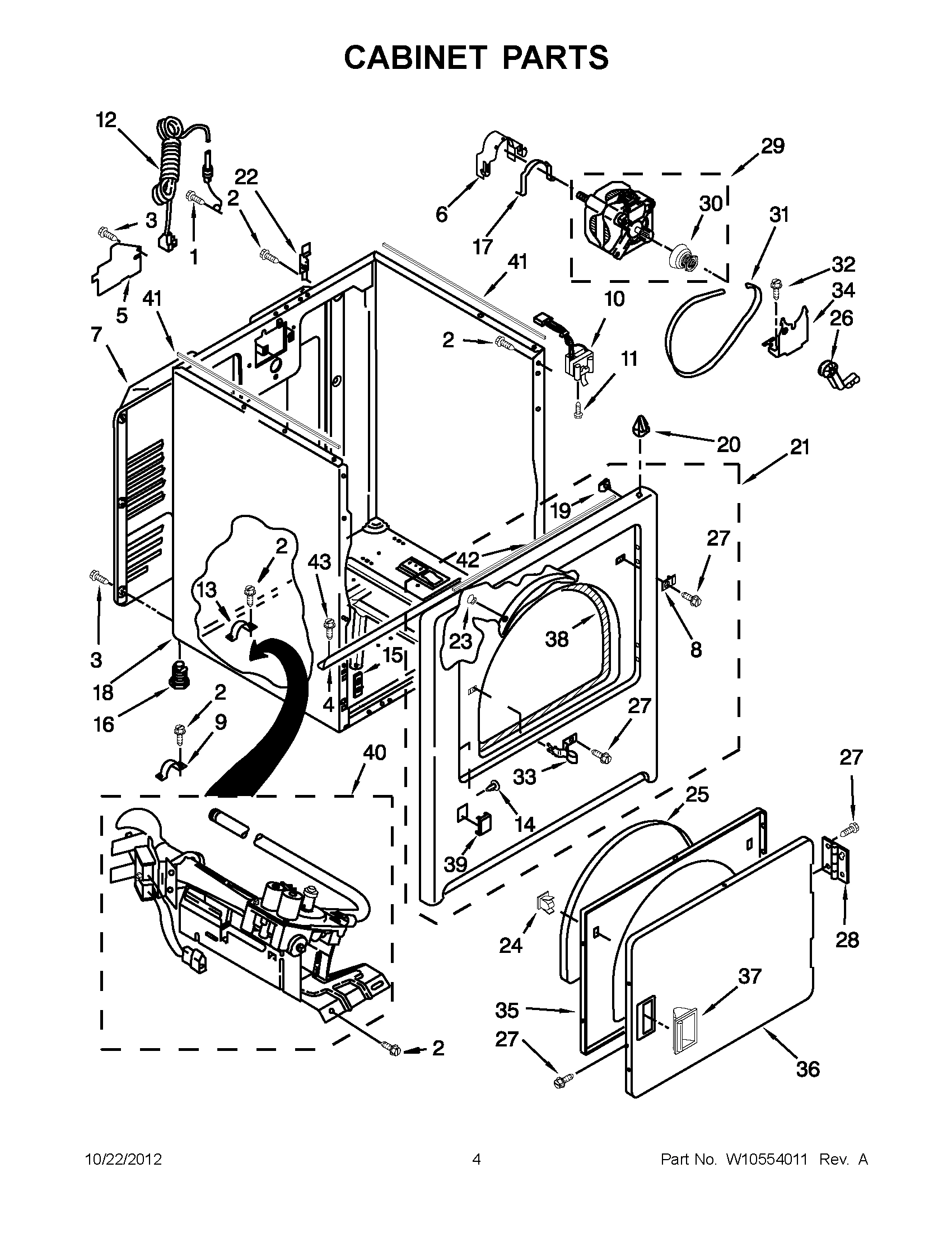 02 - CABINET PARTS