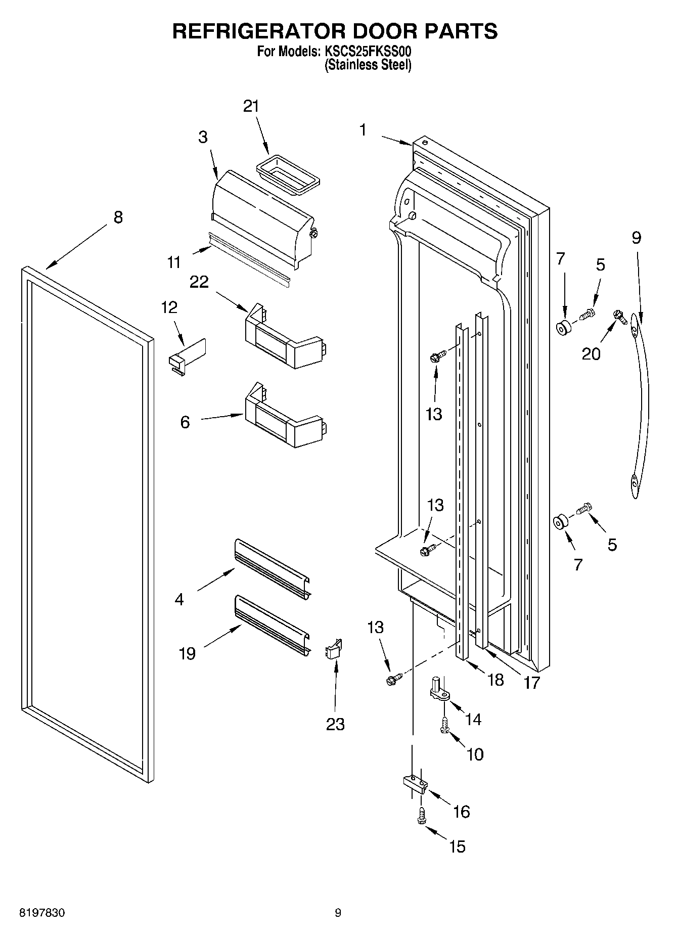06 - REFRIGERATOR DOOR PARTS