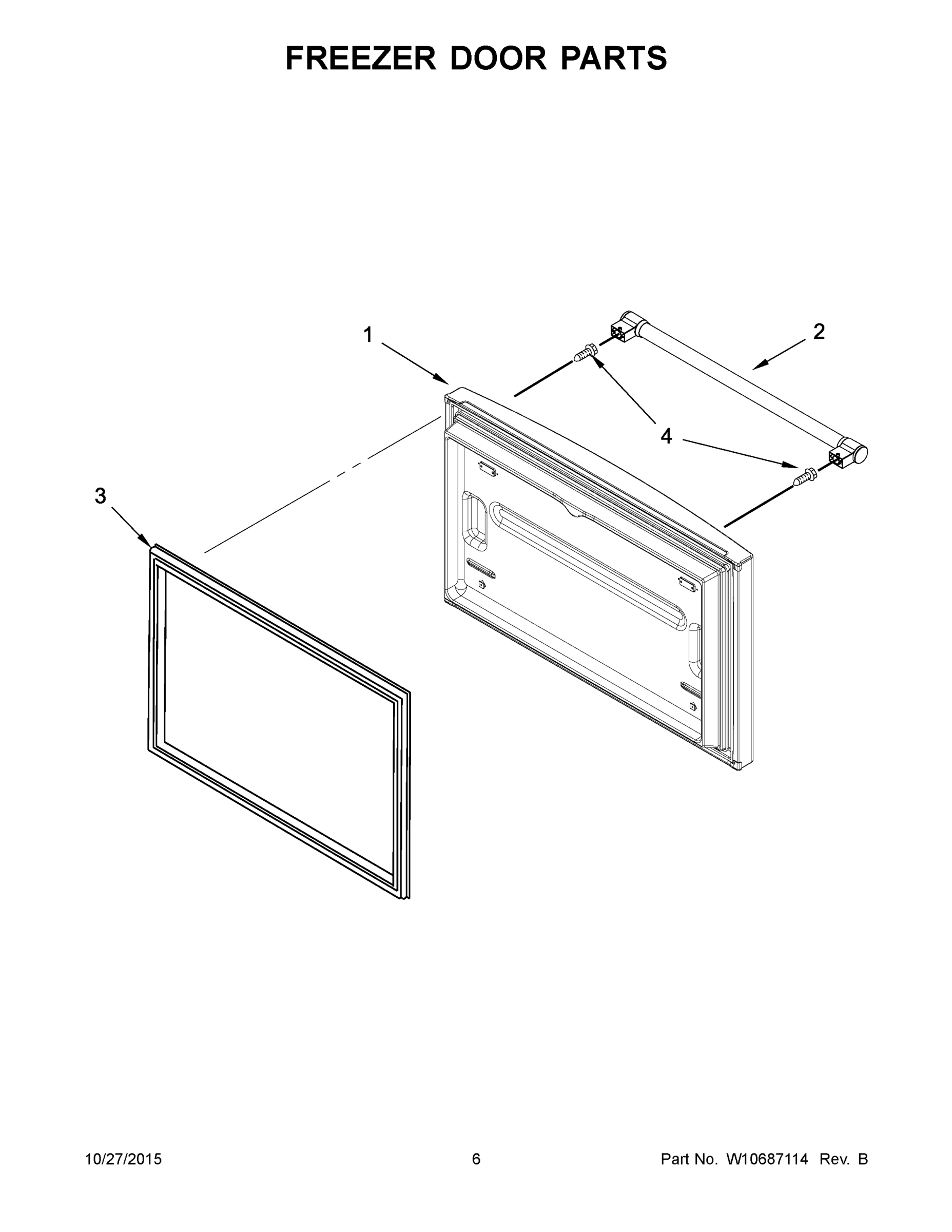 04 - FREEZER DOOR PARTS