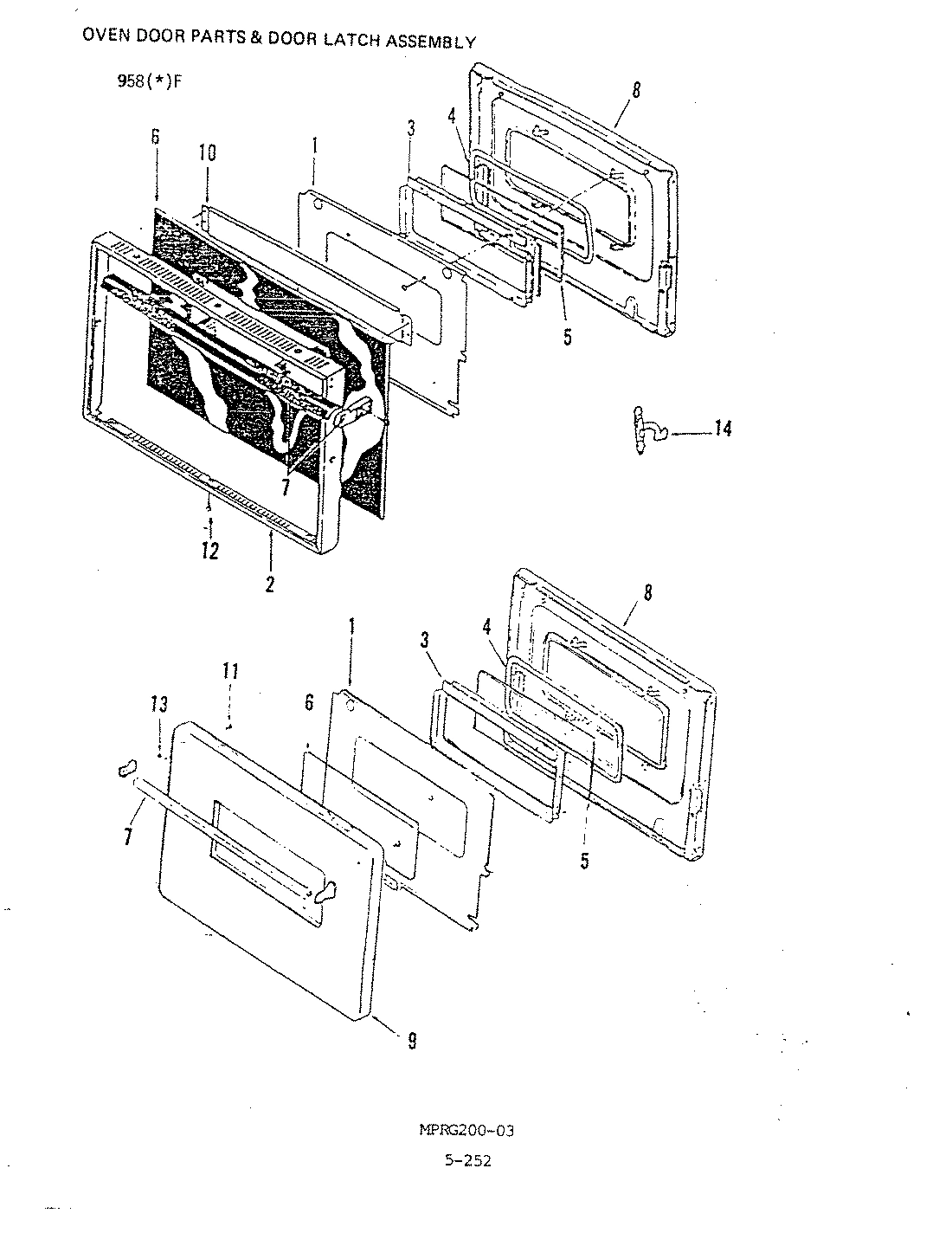 01 - DOOR & LATCH ASSY.