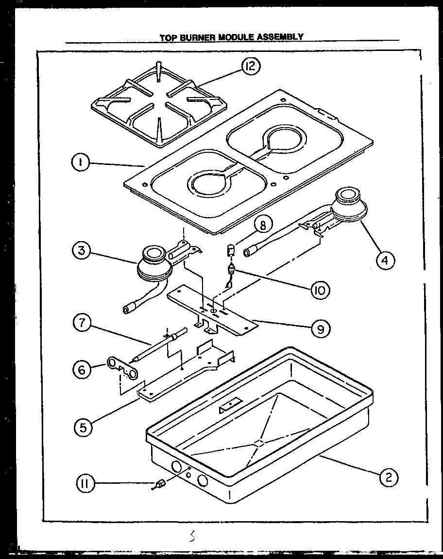 05 - TOP BURNER MODULE ASSY