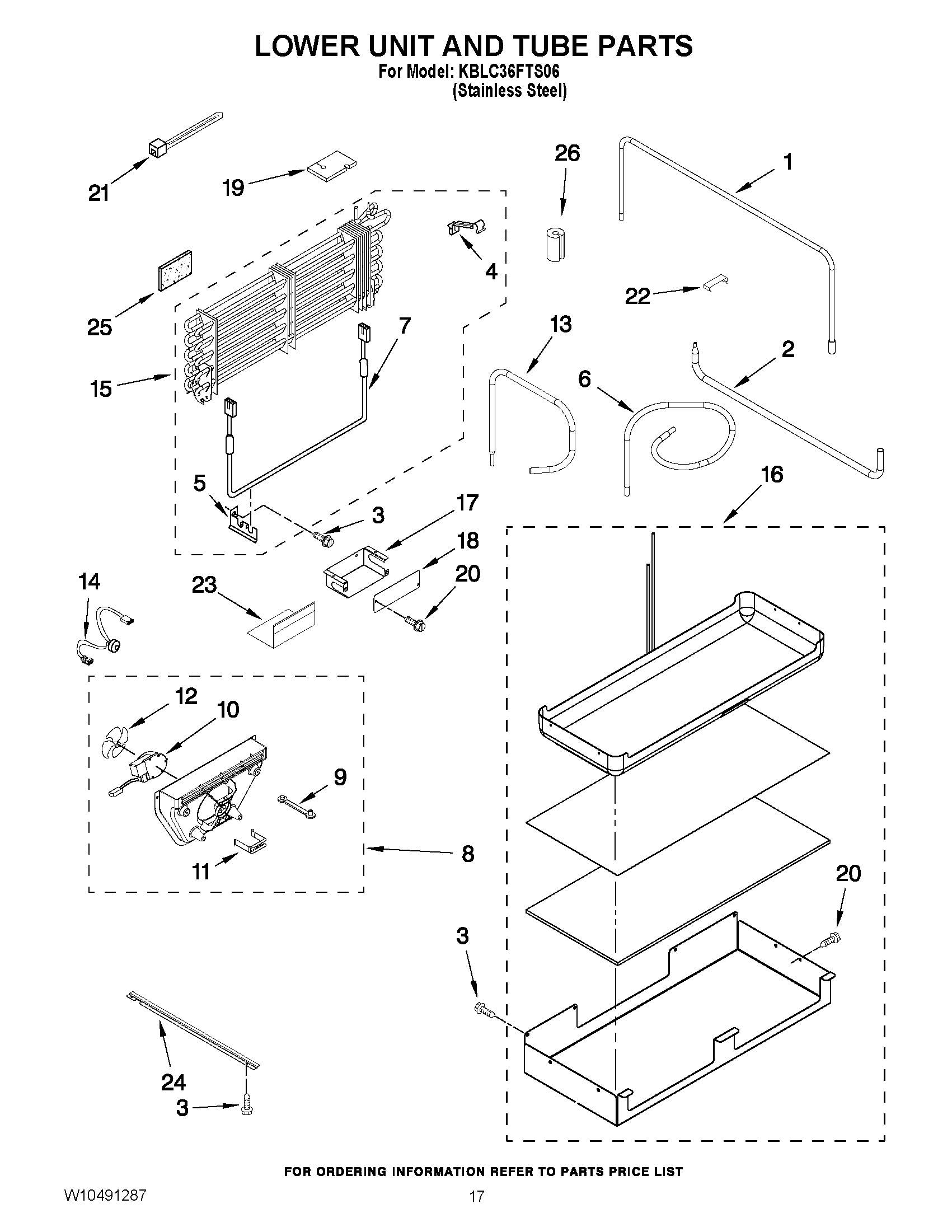 10 - LOWER UNIT AND TUBE PARTS