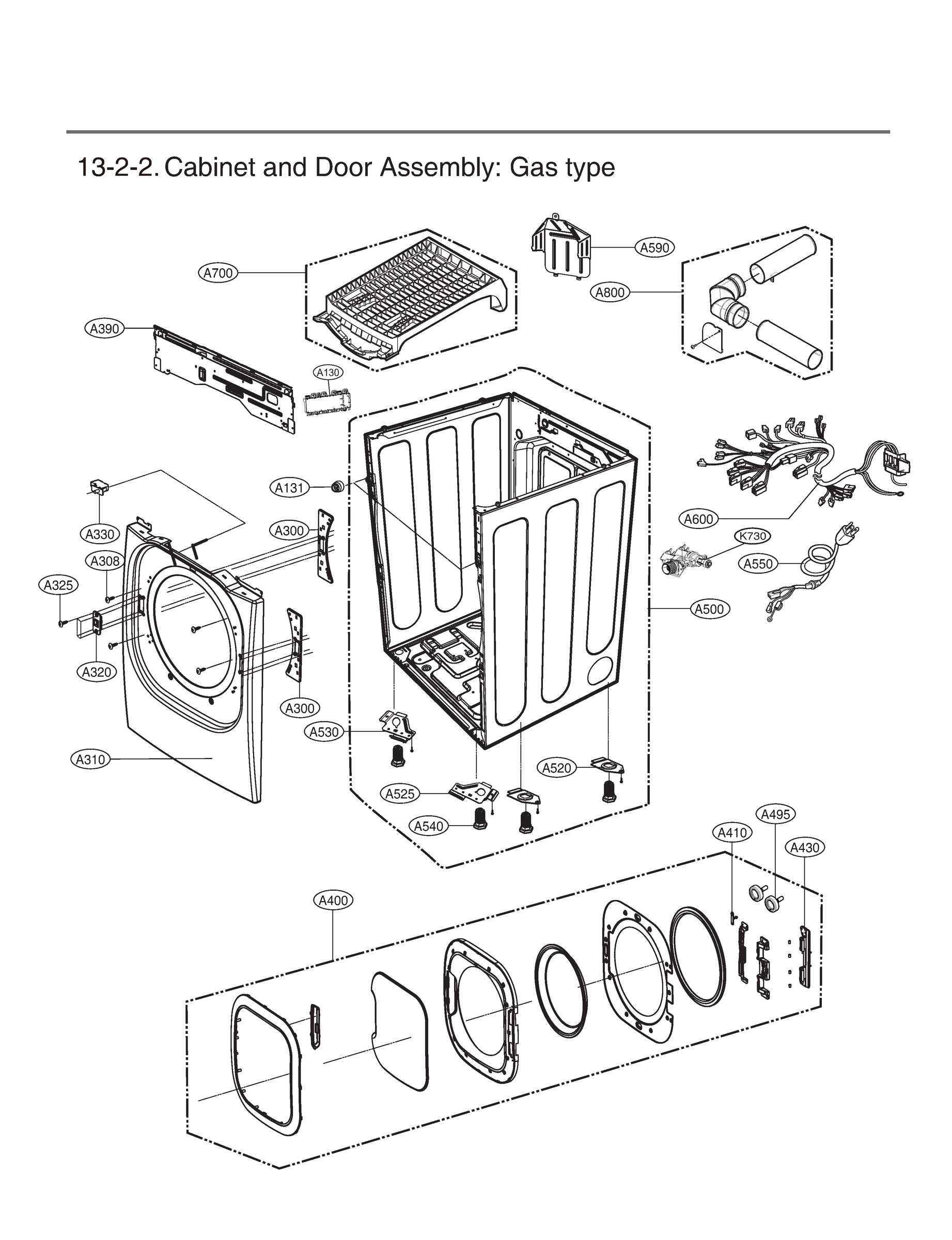 CABINET AND DOOR ASSEMBLY
