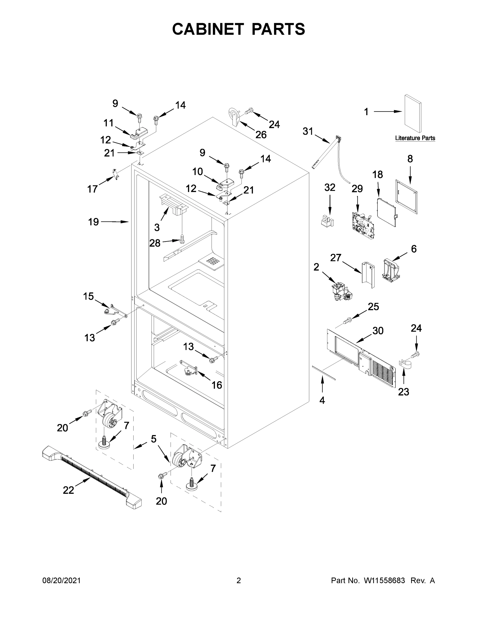 02 - CABINET PARTS