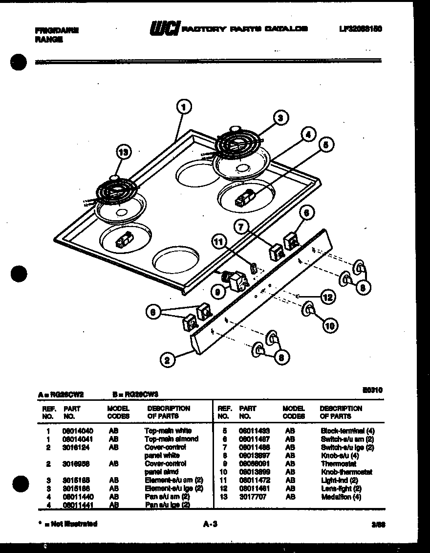 03 - COOKTOP PARTS
