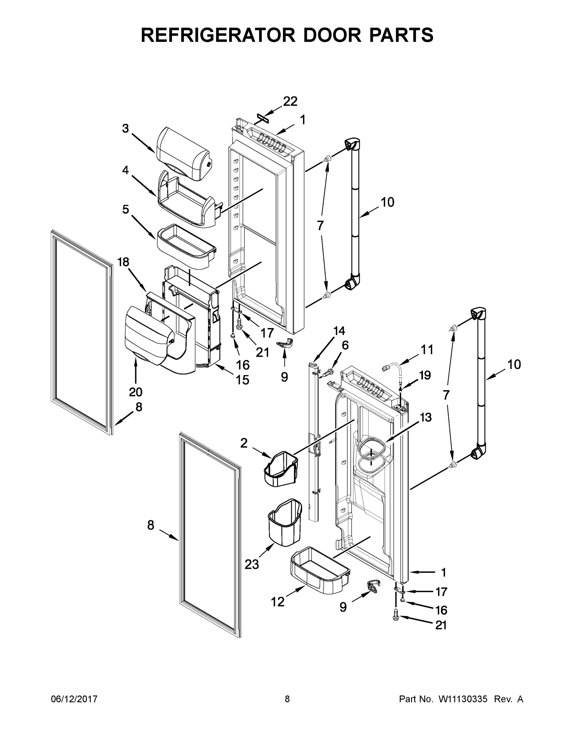 05 - REFRIGERATOR DOOR PARTS