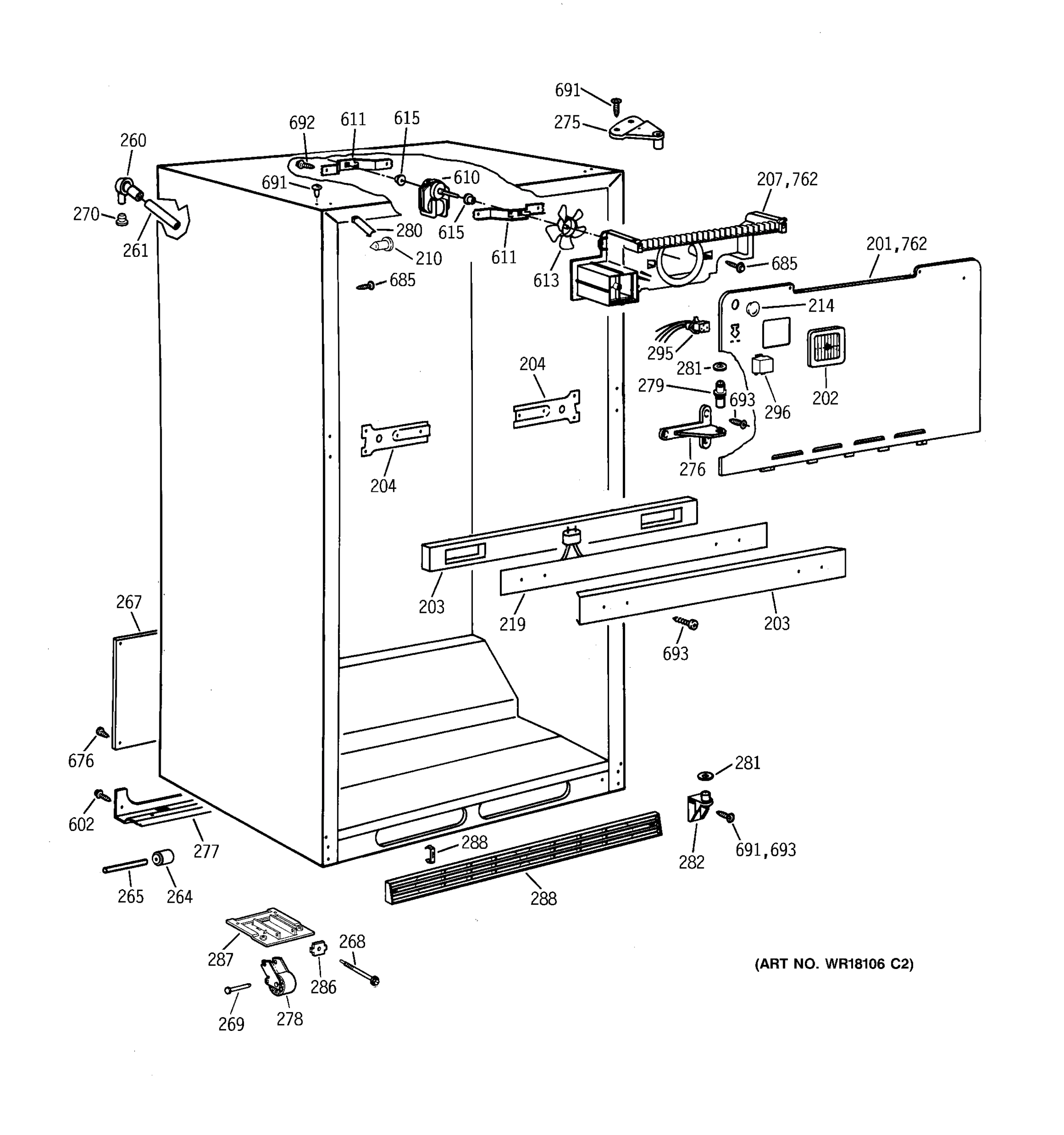 CABINET PARTS