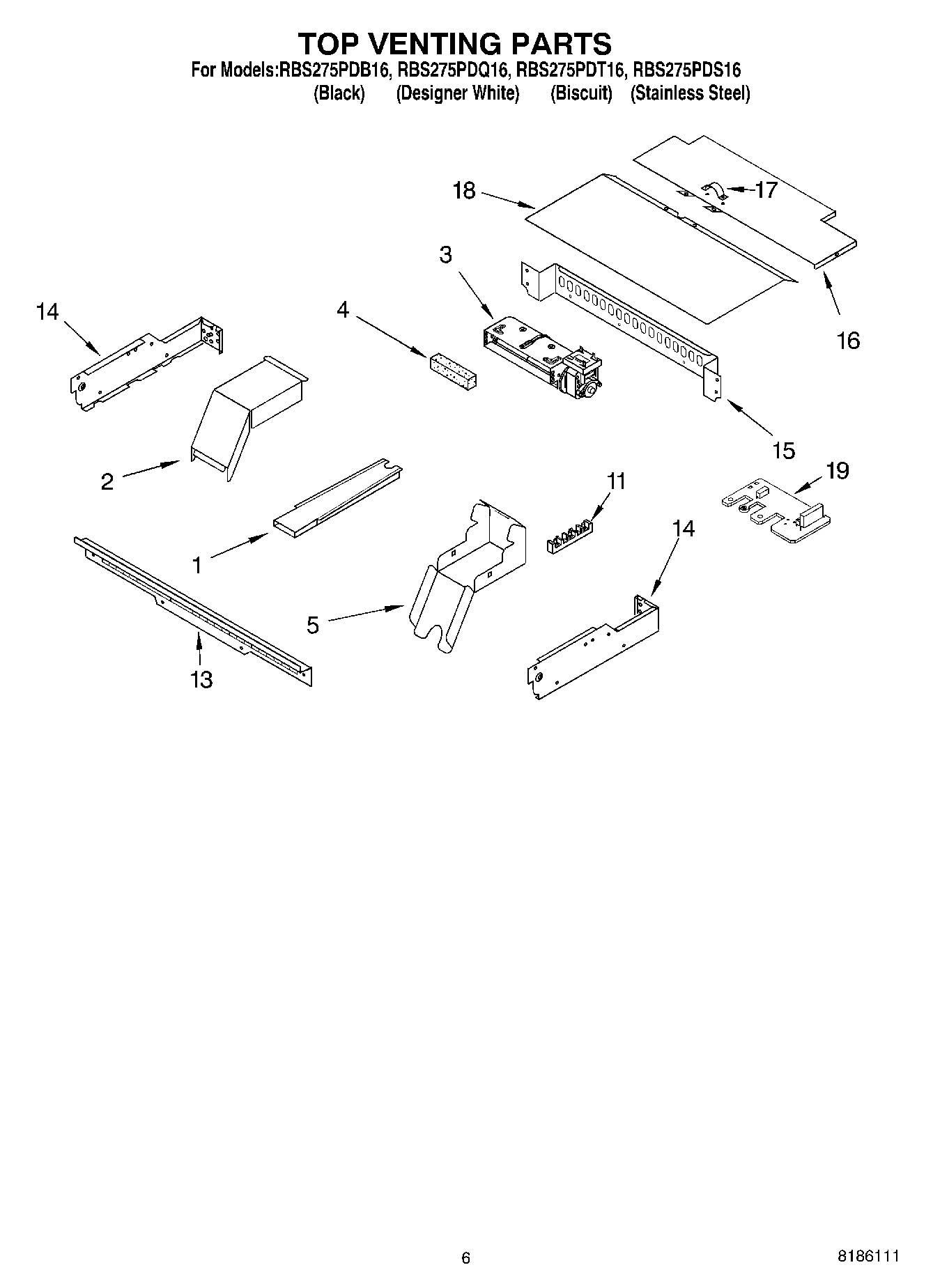 05 - TOP VENTING PARTS, OPTIONAL PARTS