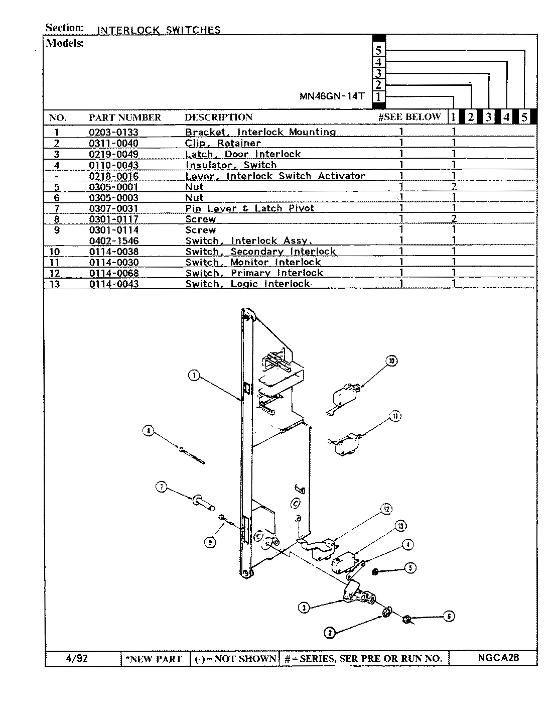 04 - INTERLOCK SWITCHES