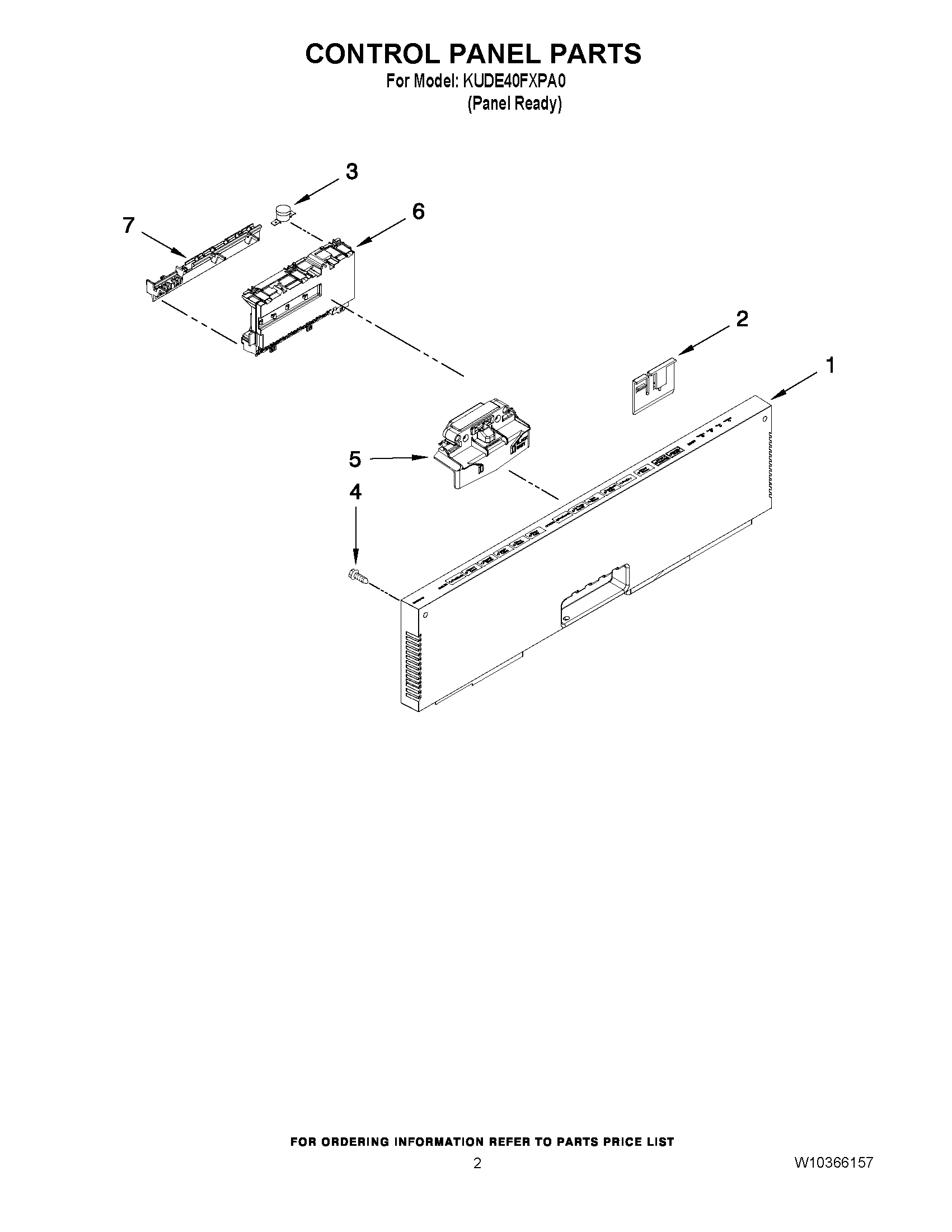 02 - CONTROL PANEL PARTS