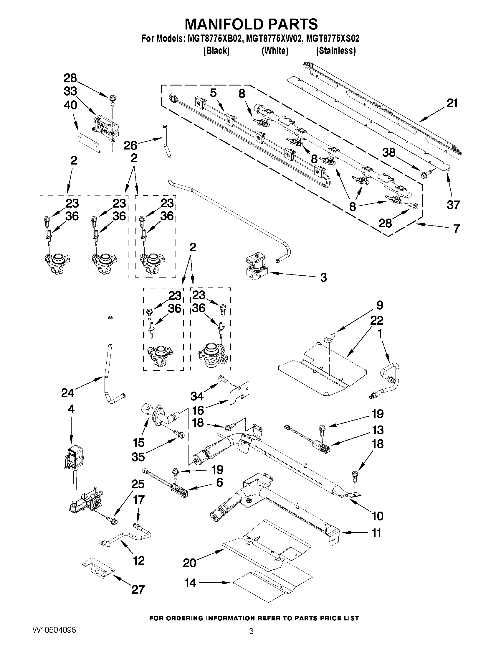 03 - MANIFOLD PARTS