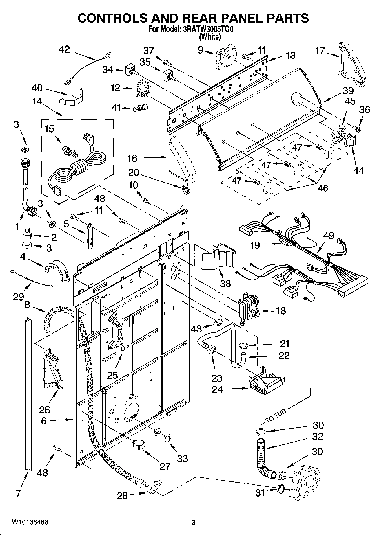 02 - CONTROLS AND REAR PANEL PARTS