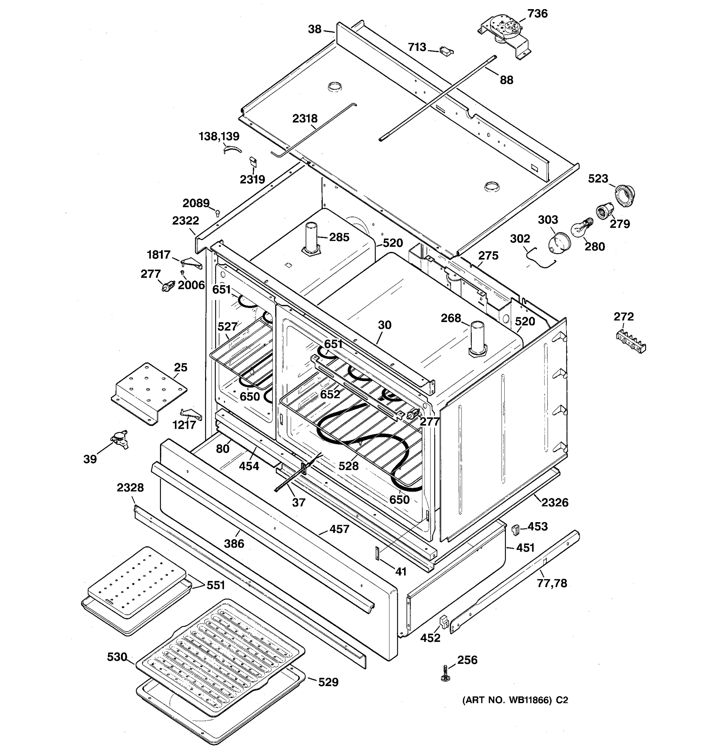 BODY PARTS & DRAWER