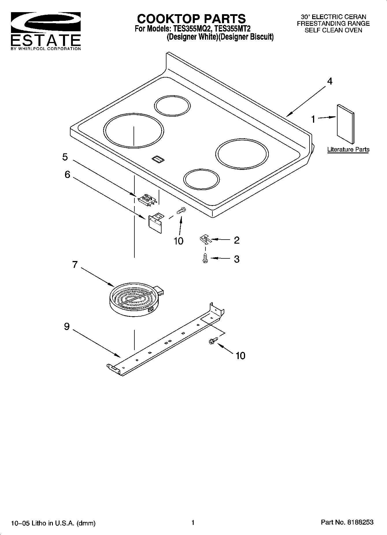 01 - COOKTOP PARTS