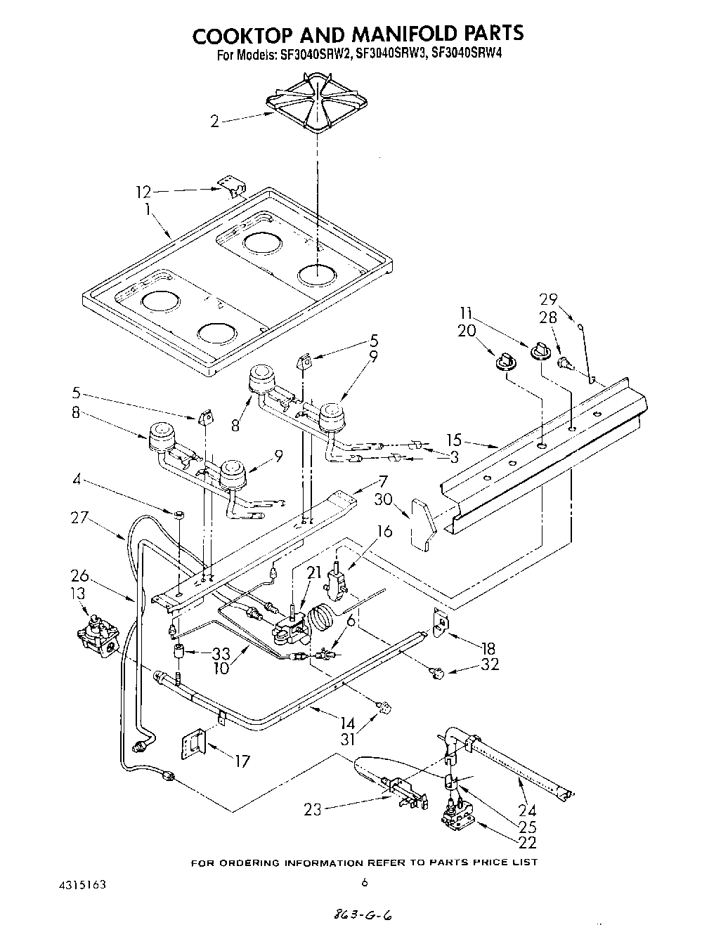 05 - COOKTOP AND MANIFOLD , LITERATURE A