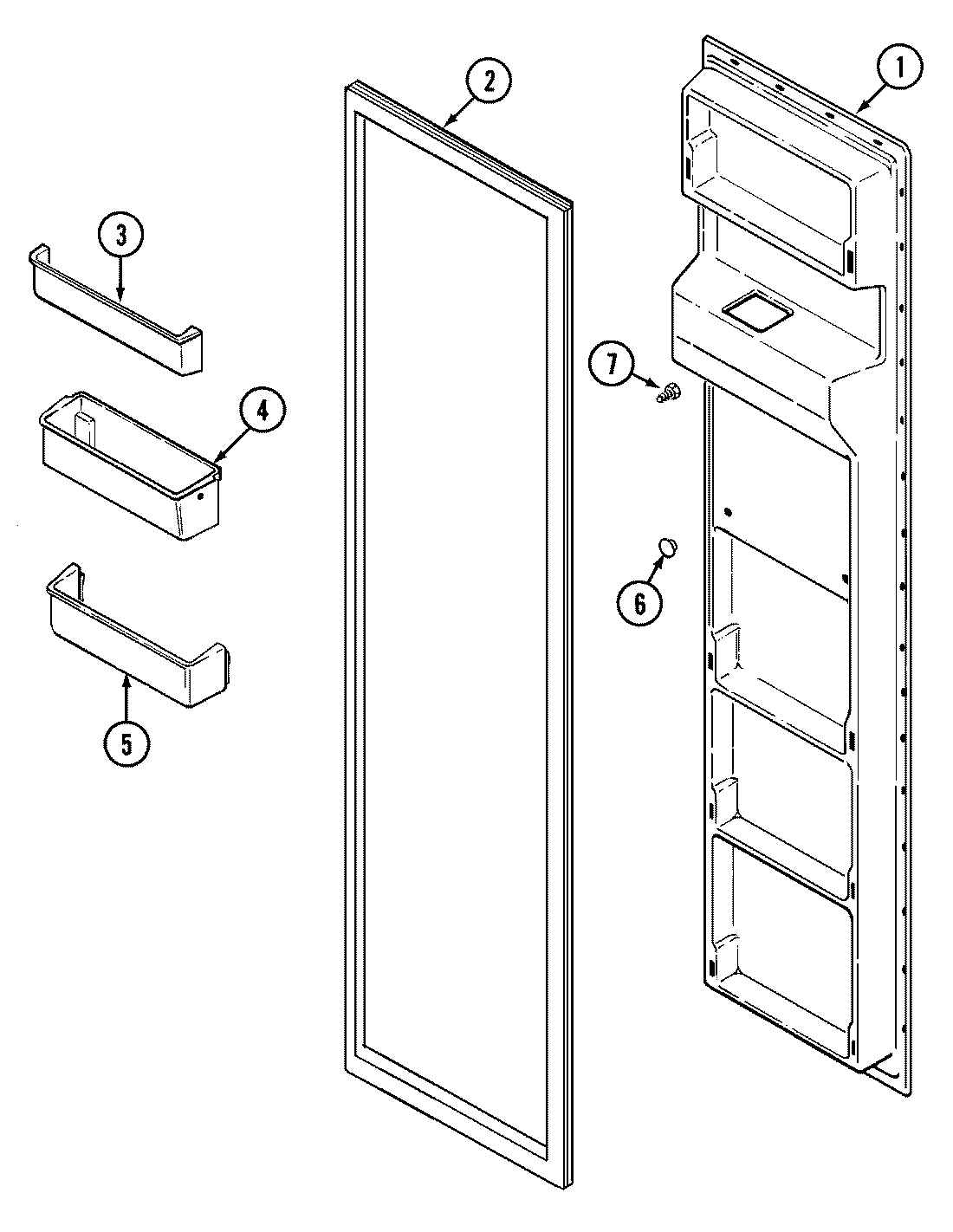 02 - FREEZER INNER DOOR