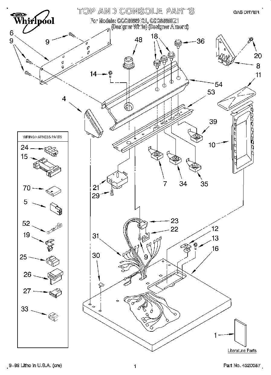 01 - TOP AND CONSOLE, LIT/OPTIONAL