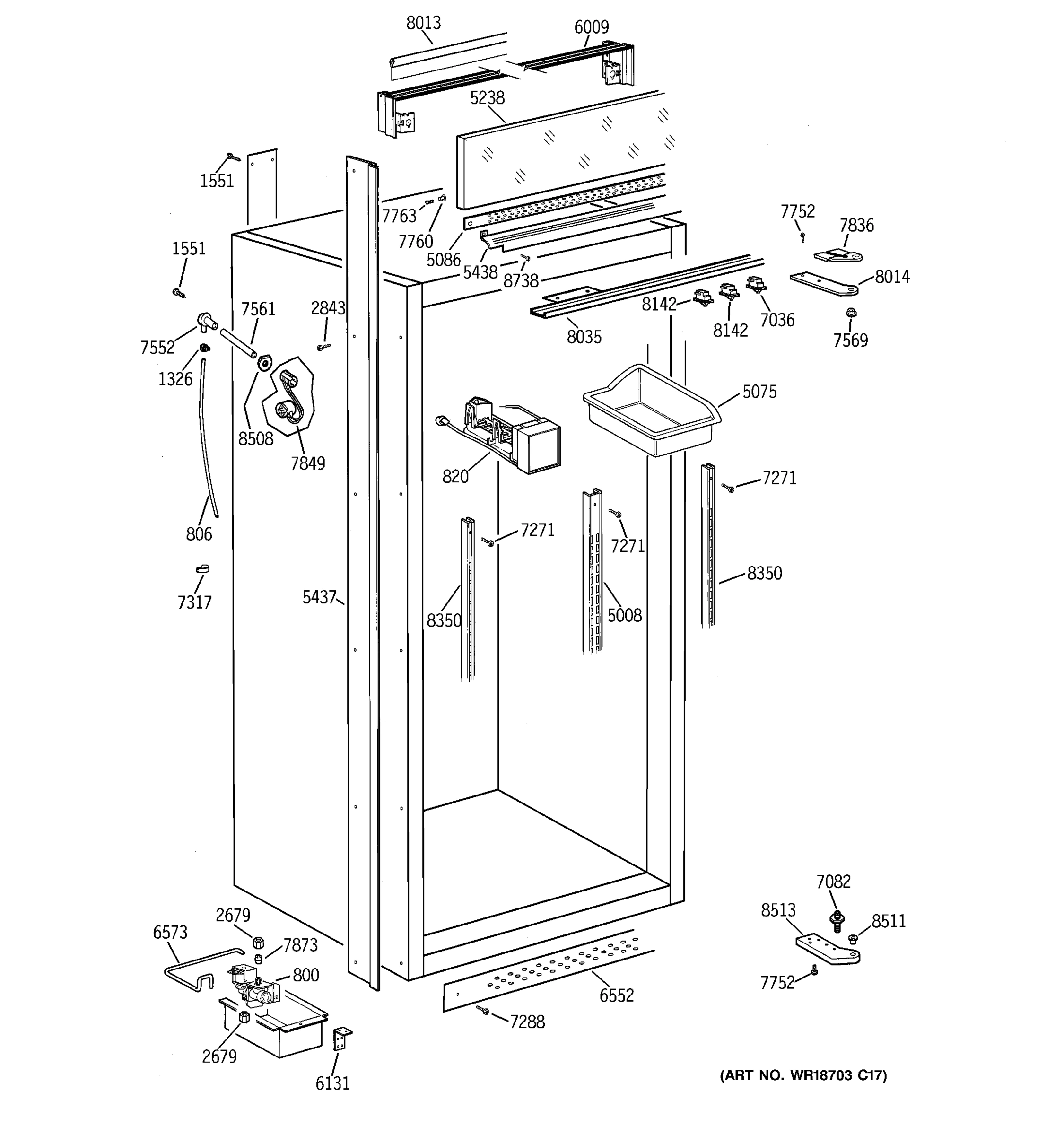 CABINET PARTS (2)