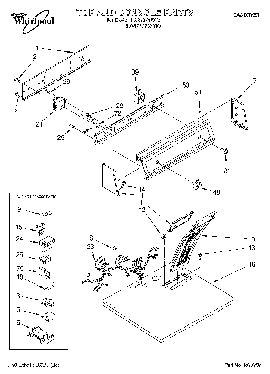 01 - TOP AND CONSOLE, LIT/OPTIONAL