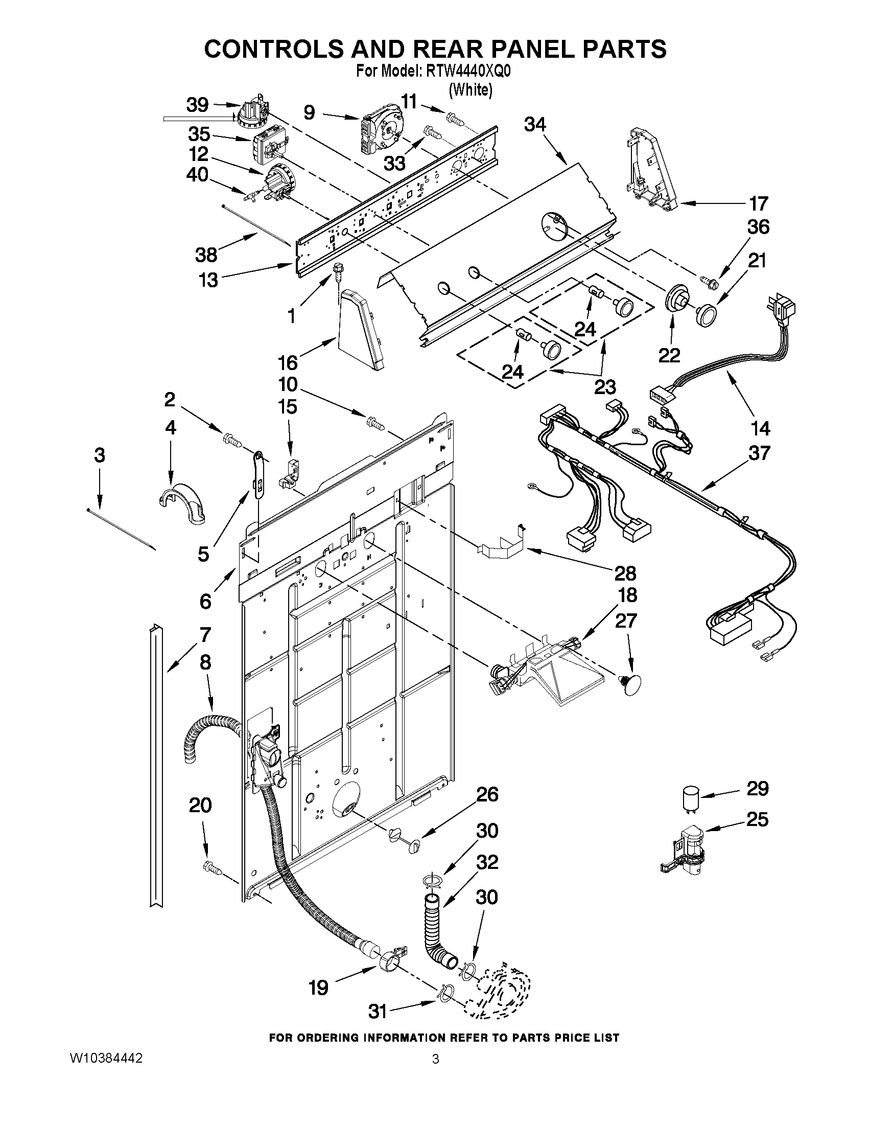 02 - CONTROLS AND REAR PANEL PARTS