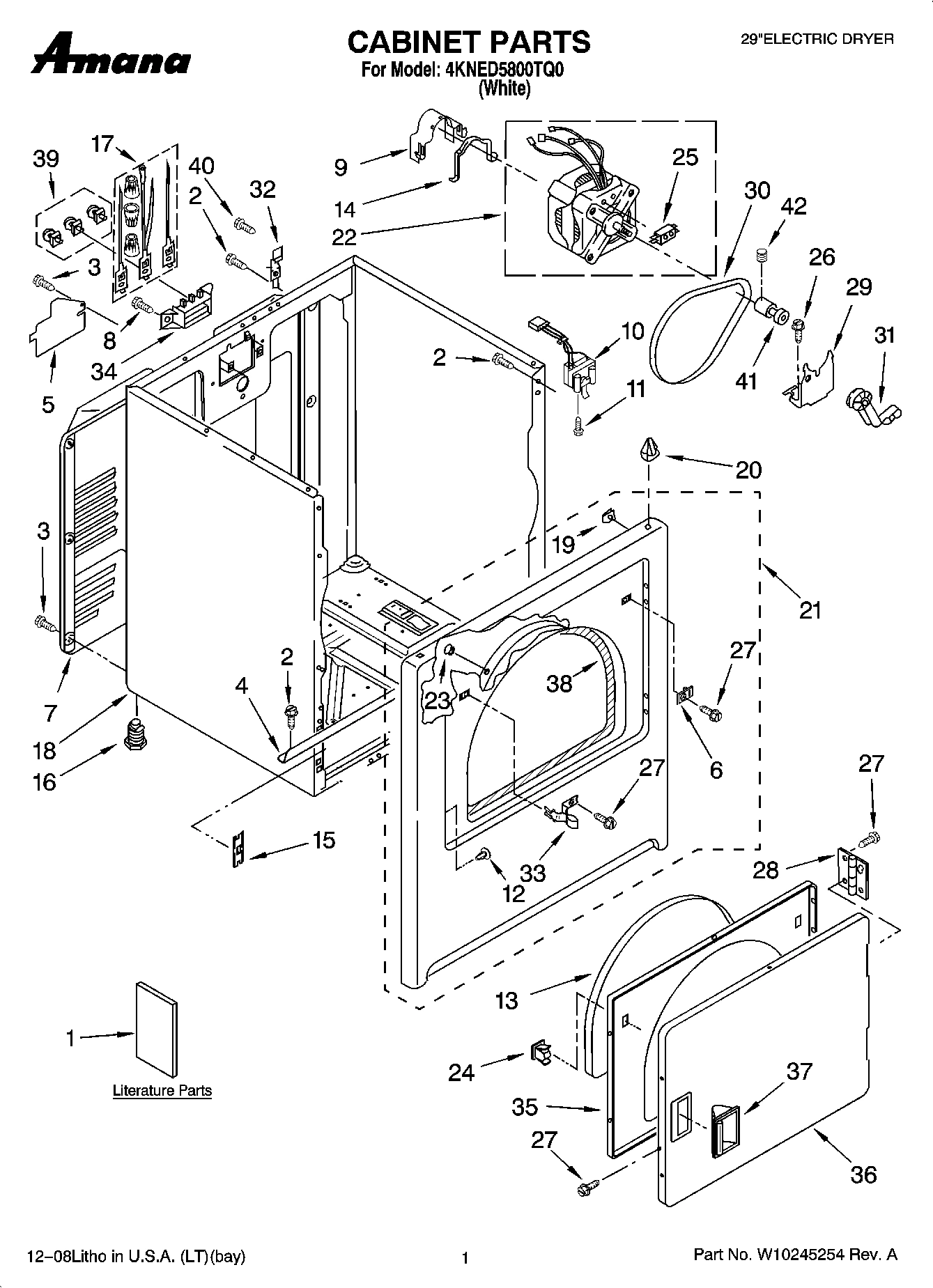 01 - CABINET PARTS