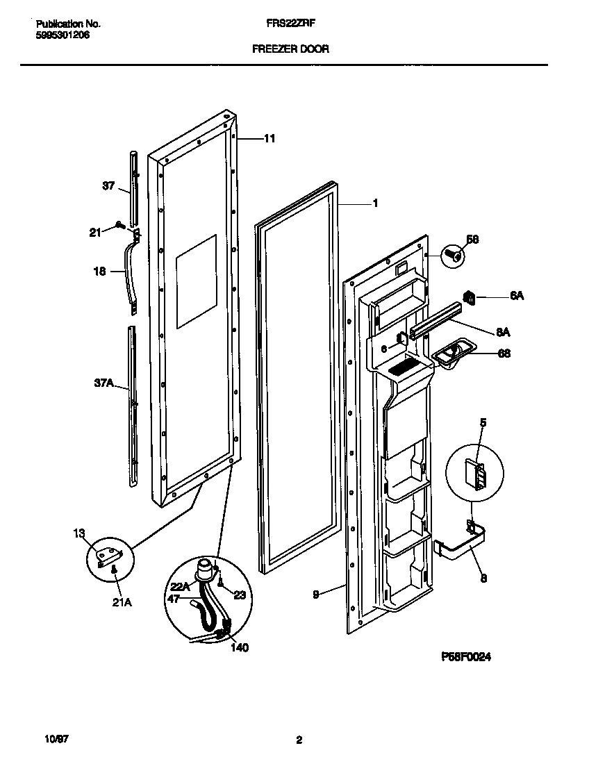 02 - FREEZER DOOR