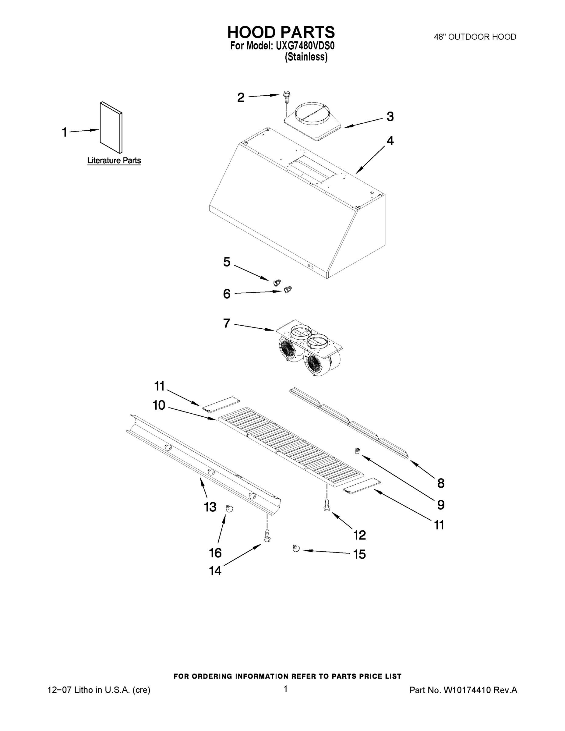 01 - HOOD PARTS