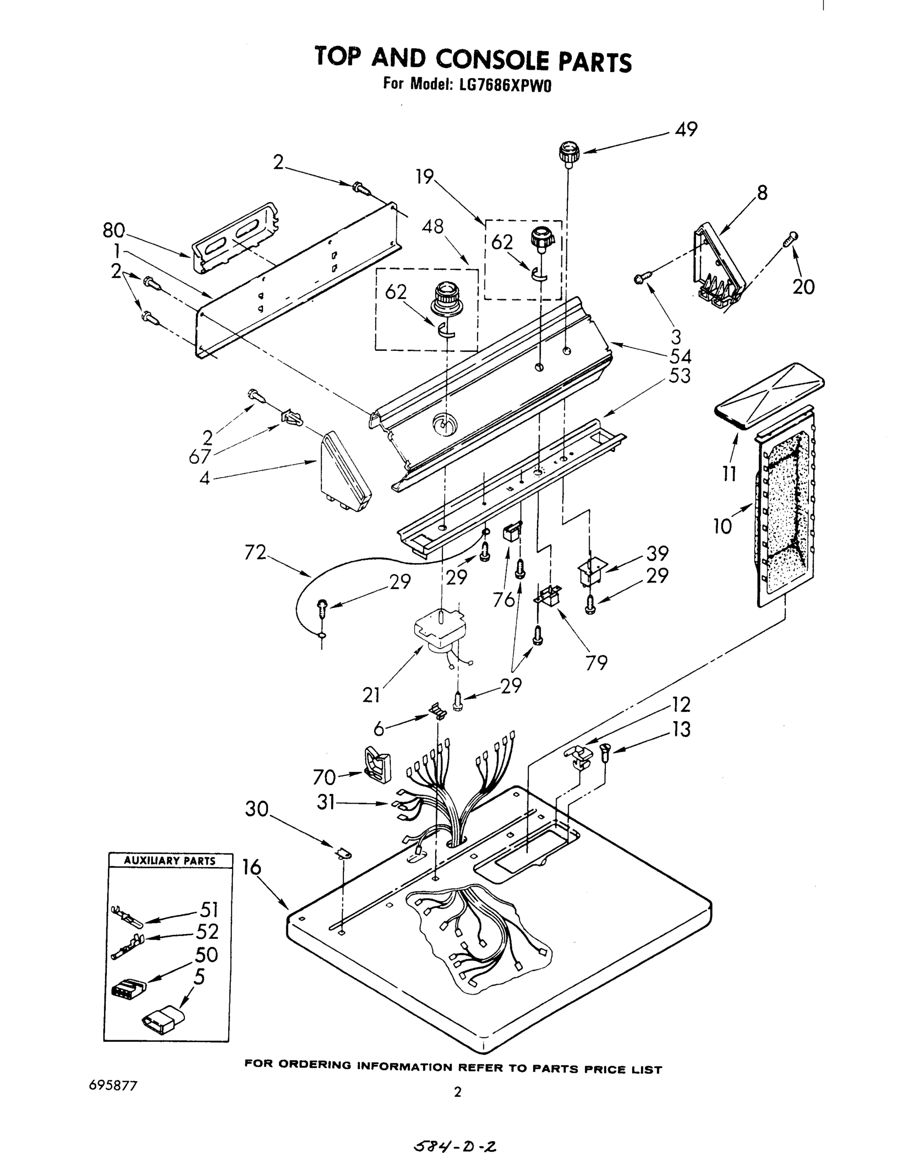 02 - TOP AND CONSOLE , LITERATURE AND OPTIONAL