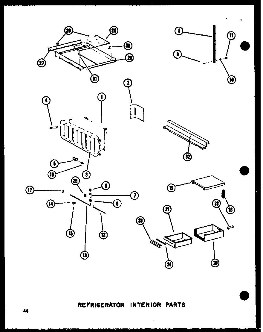 14 - REF INTERIOR PARTS