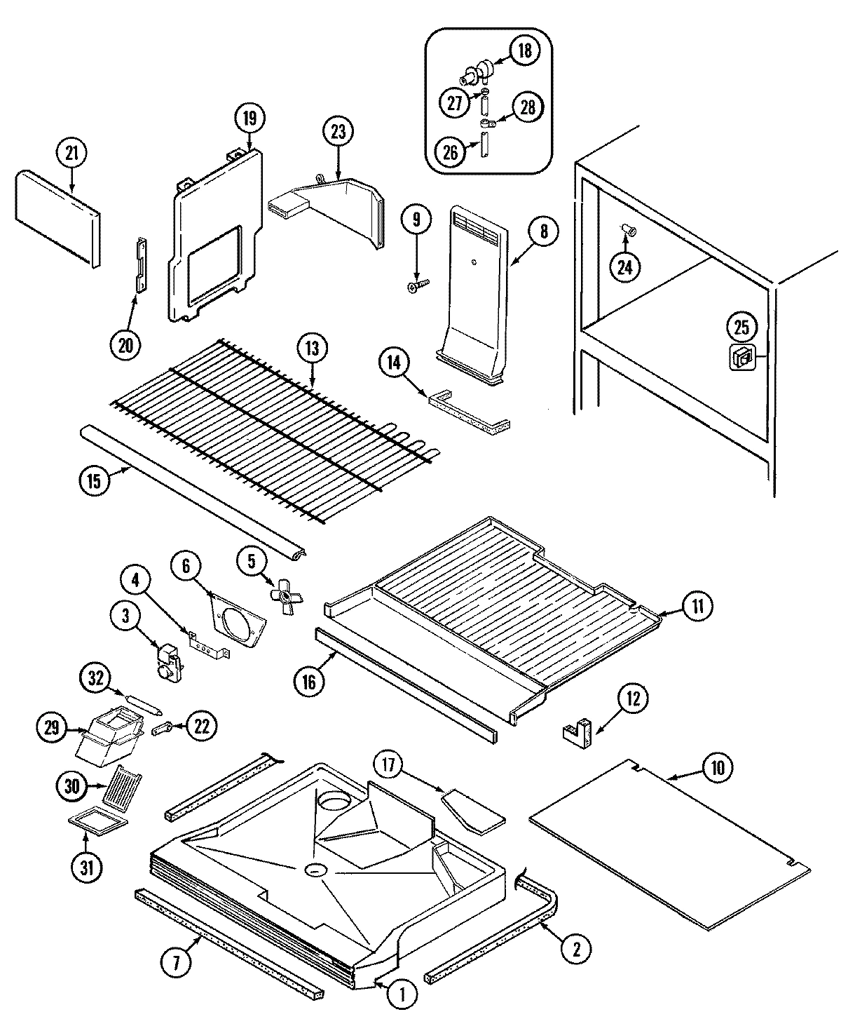 01 - FREEZER COMPARTMENT