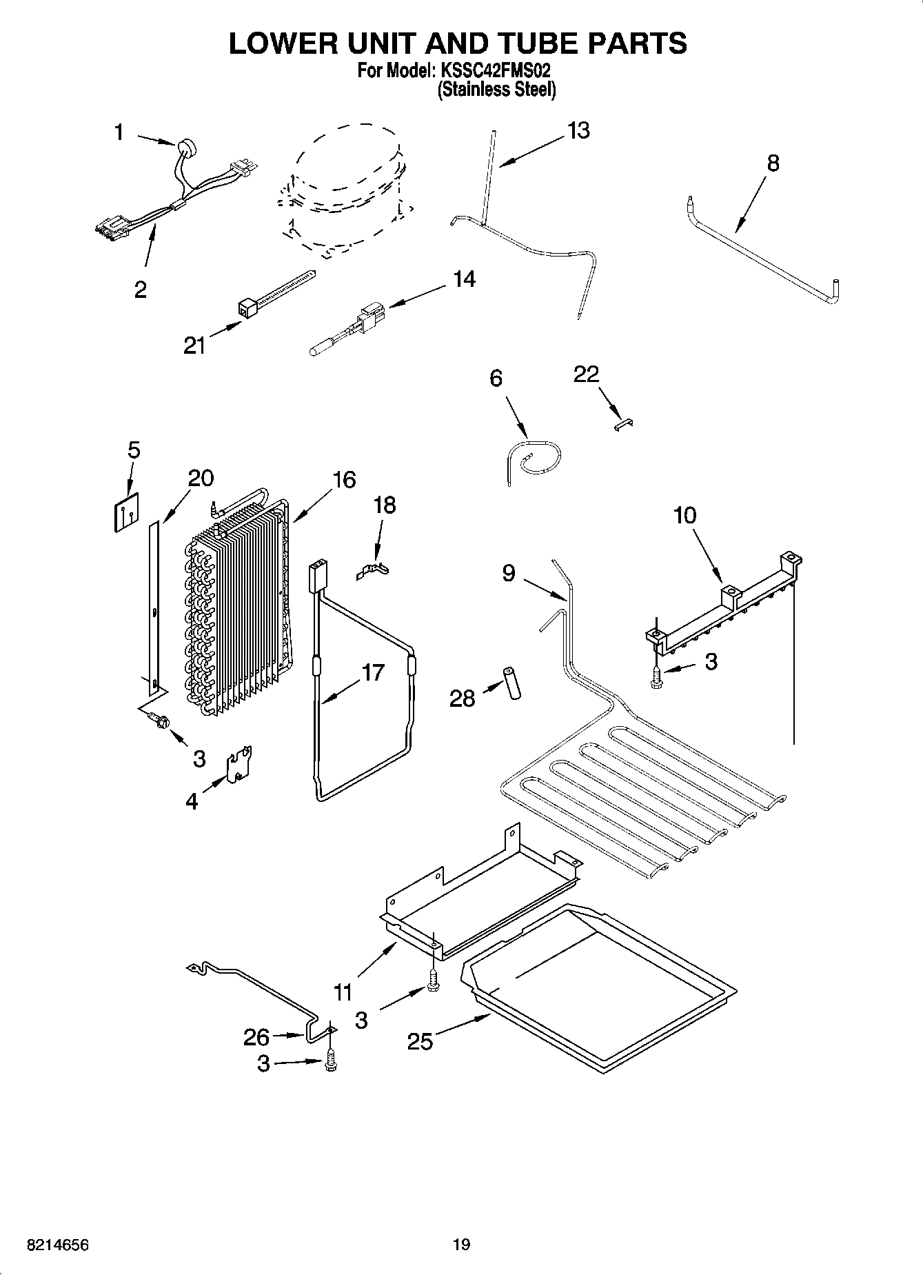 12 - LOWER UNIT AND TUBE PARTS