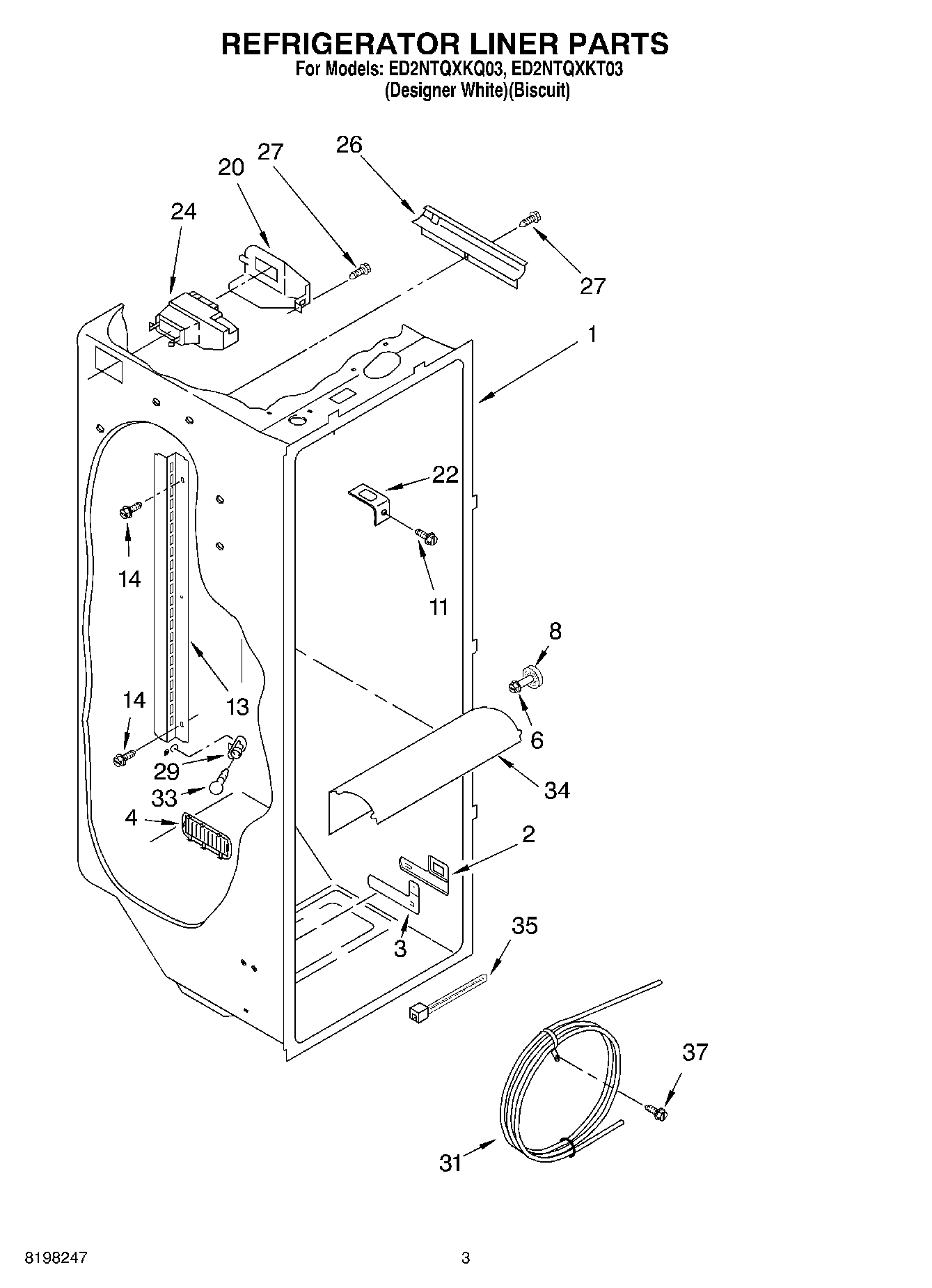02 - REFRIGERATOR LINER