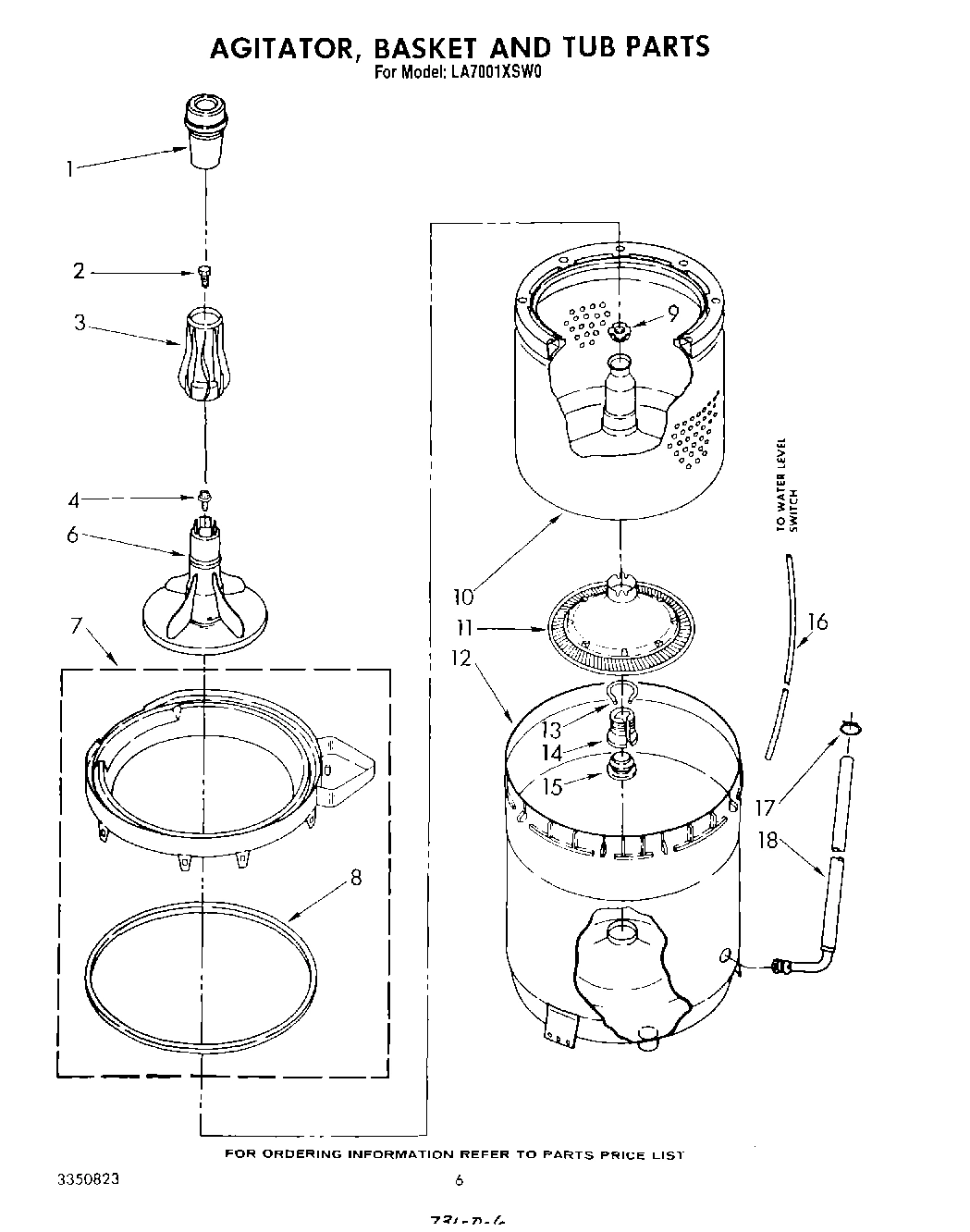 04 - AGITATOR, BASKET AND TUB