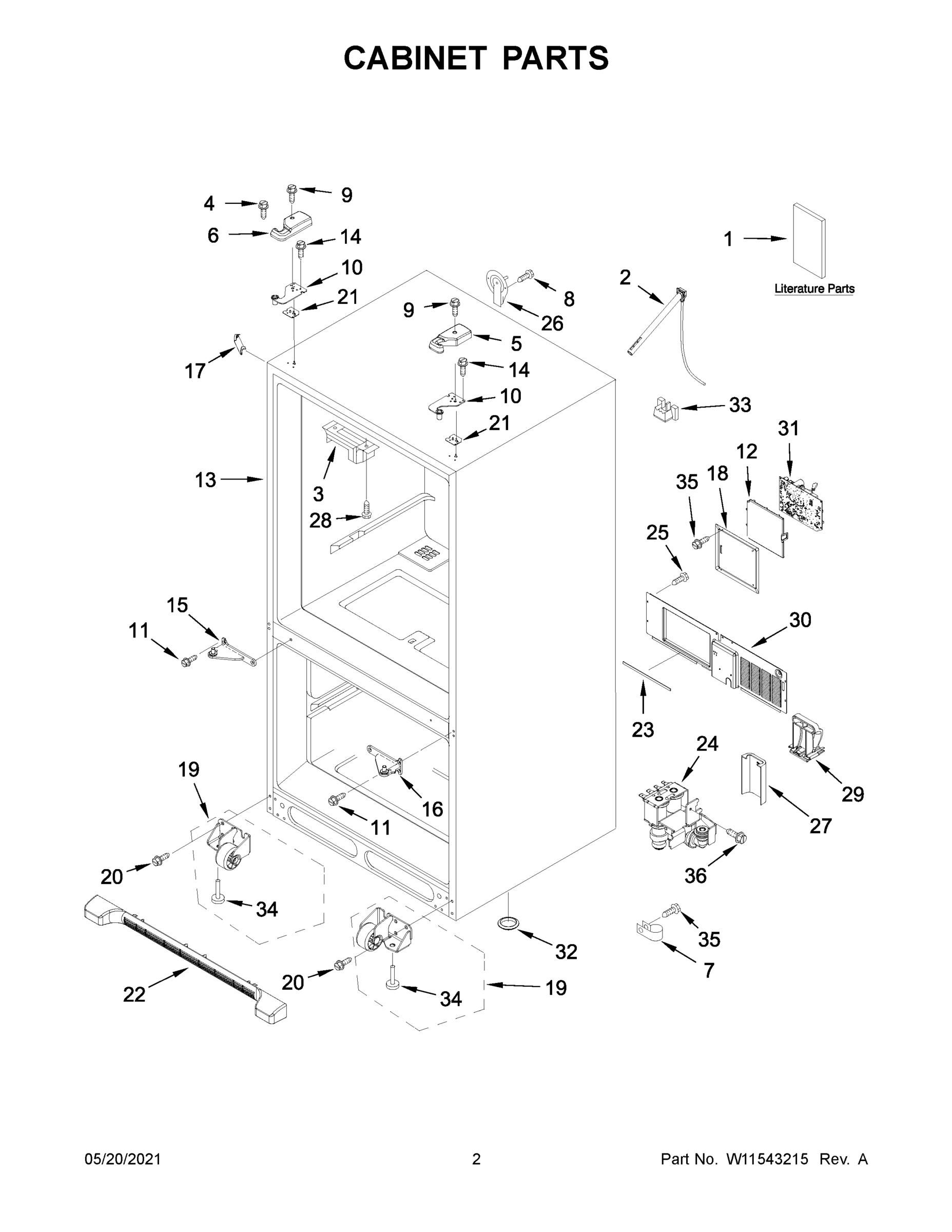 02 - CABINET PARTS
