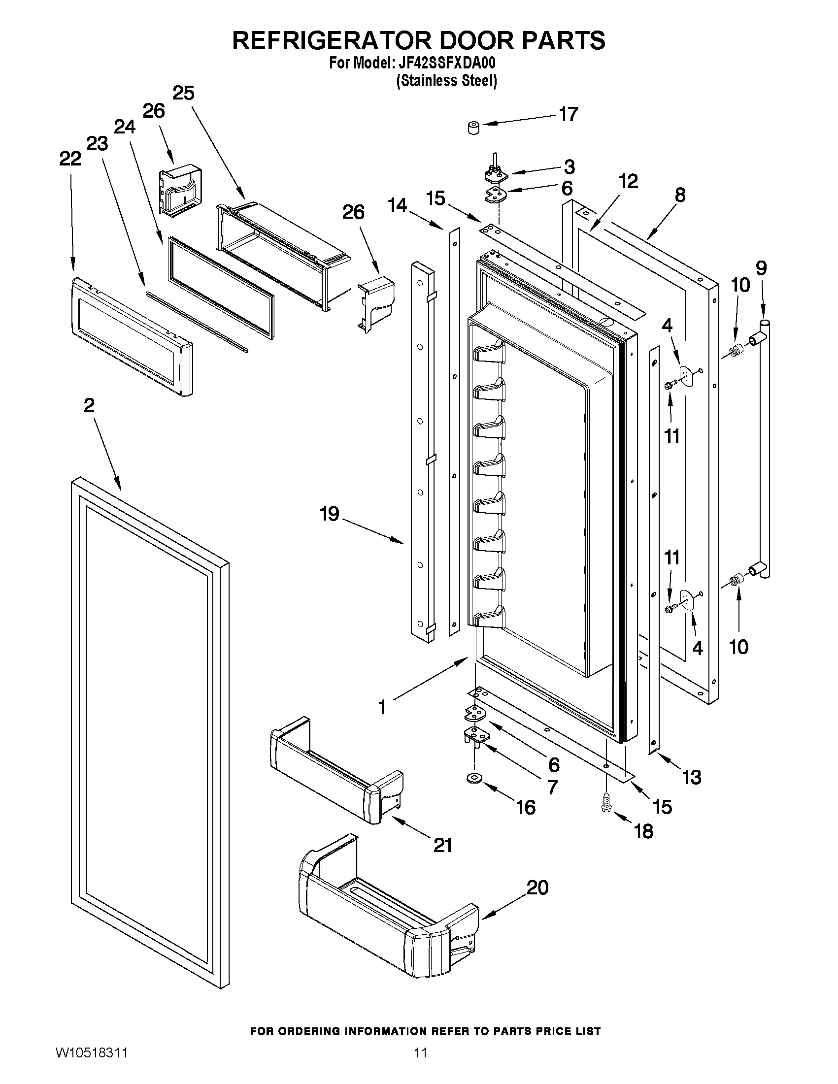 07 - REFRIGERATOR DOOR PARTS