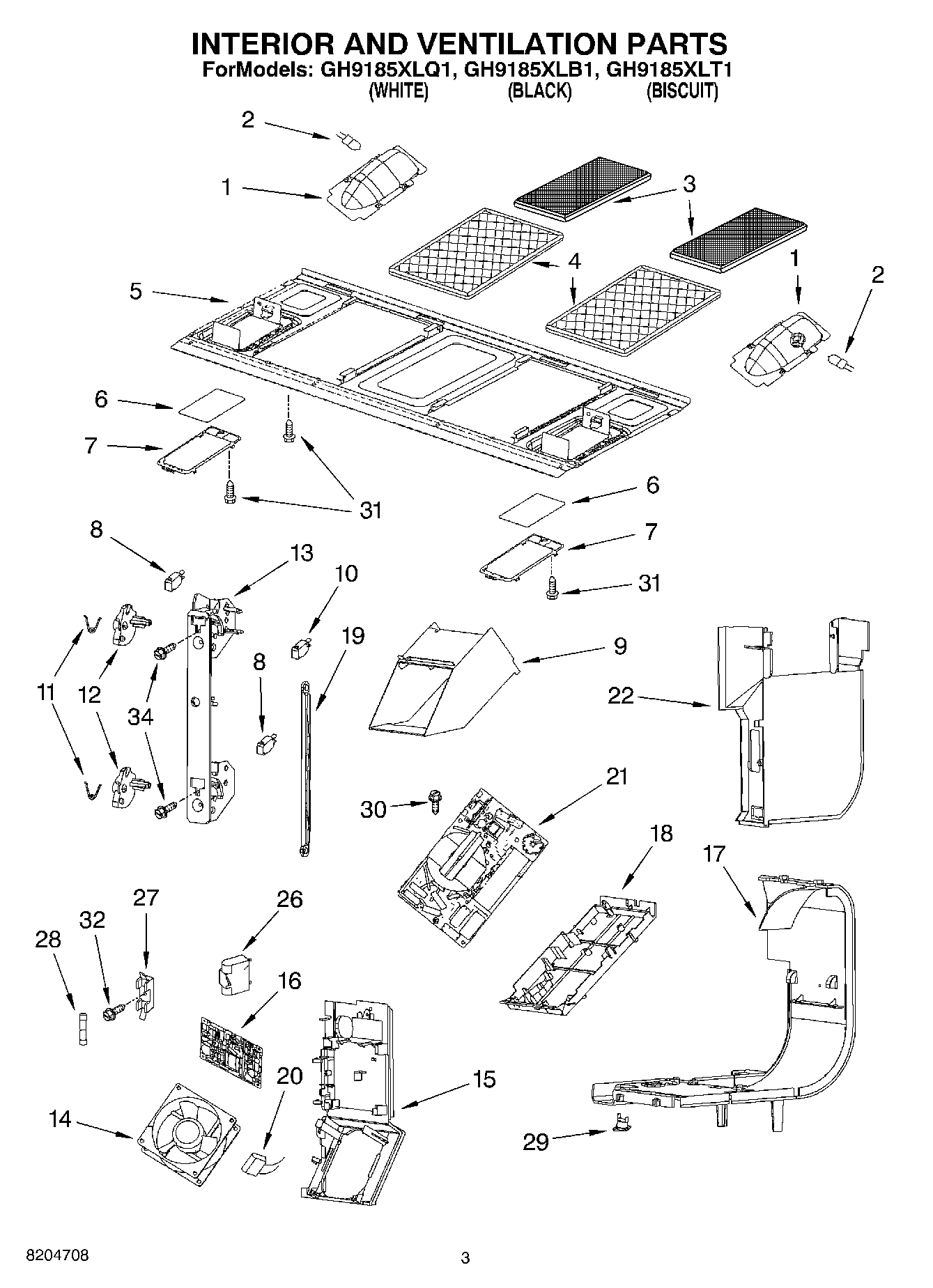 03 - INTERIOR AND VENTILATION PARTS