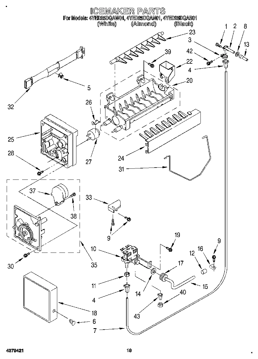 12 - ICEMAKER, LIT/OPTIONAL