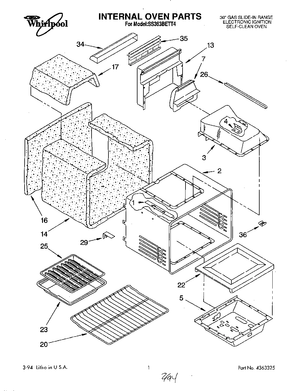 01 - INTERNAL OVEN, LITERATURE