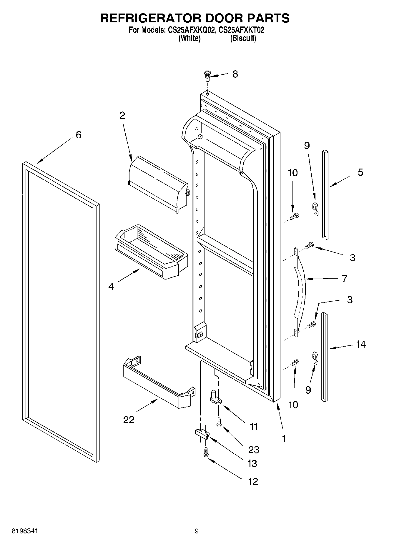 06 - REFRIGERATOR DOOR PARTS