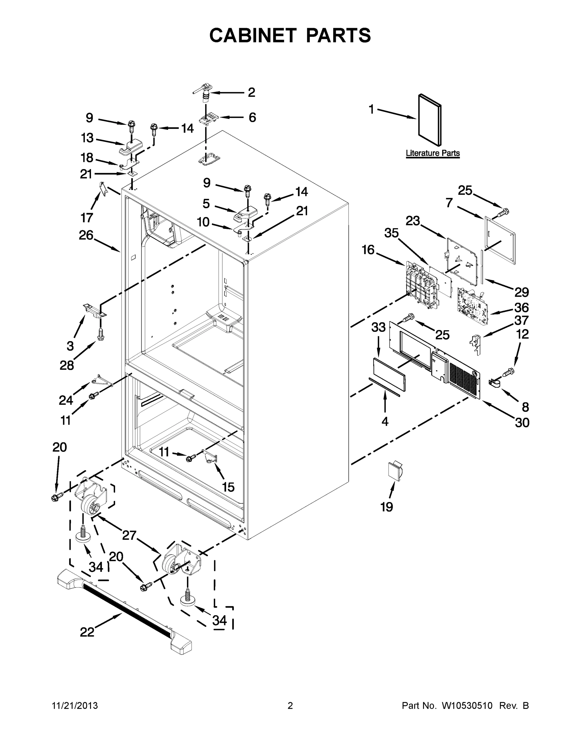 02 - CABINET PARTS
