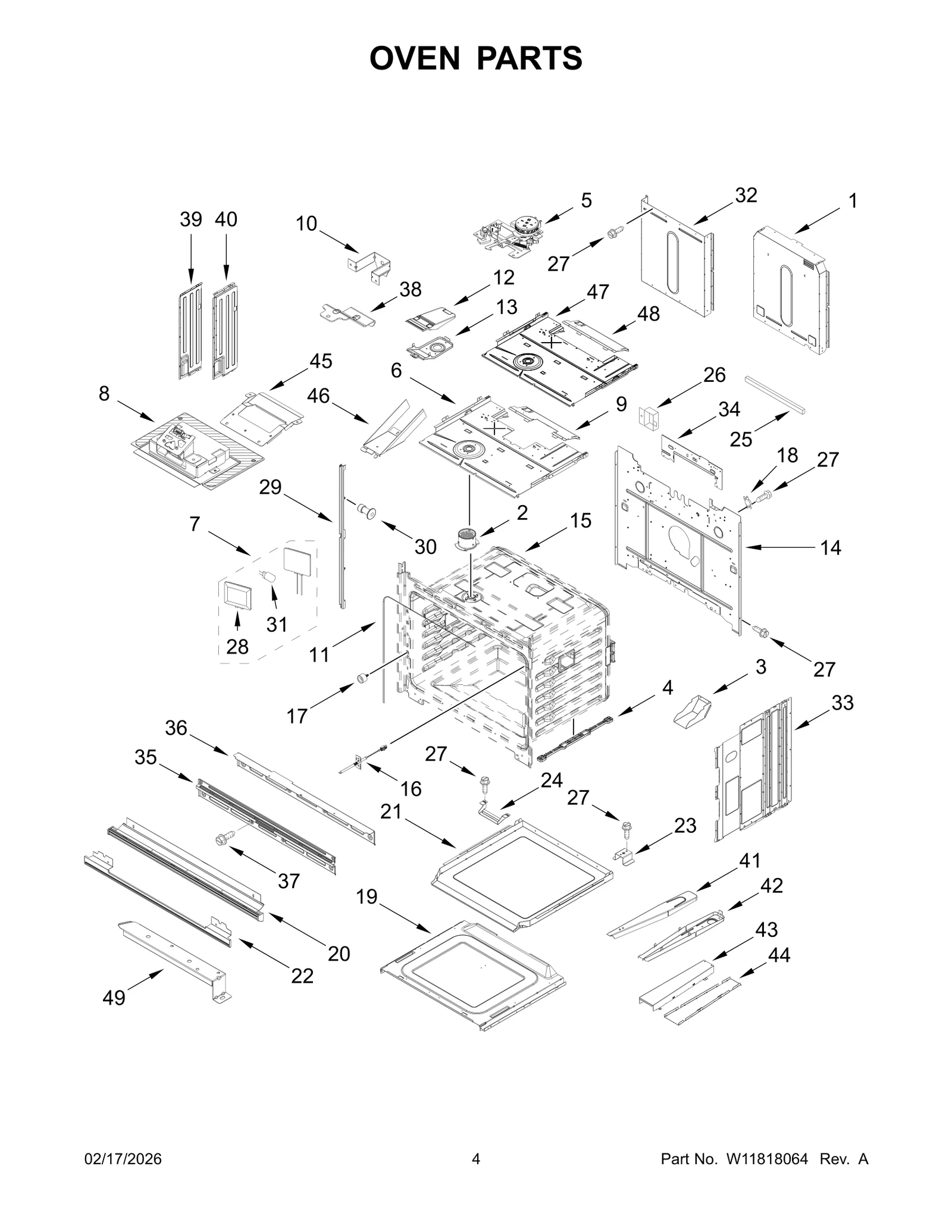 OVEN PARTS