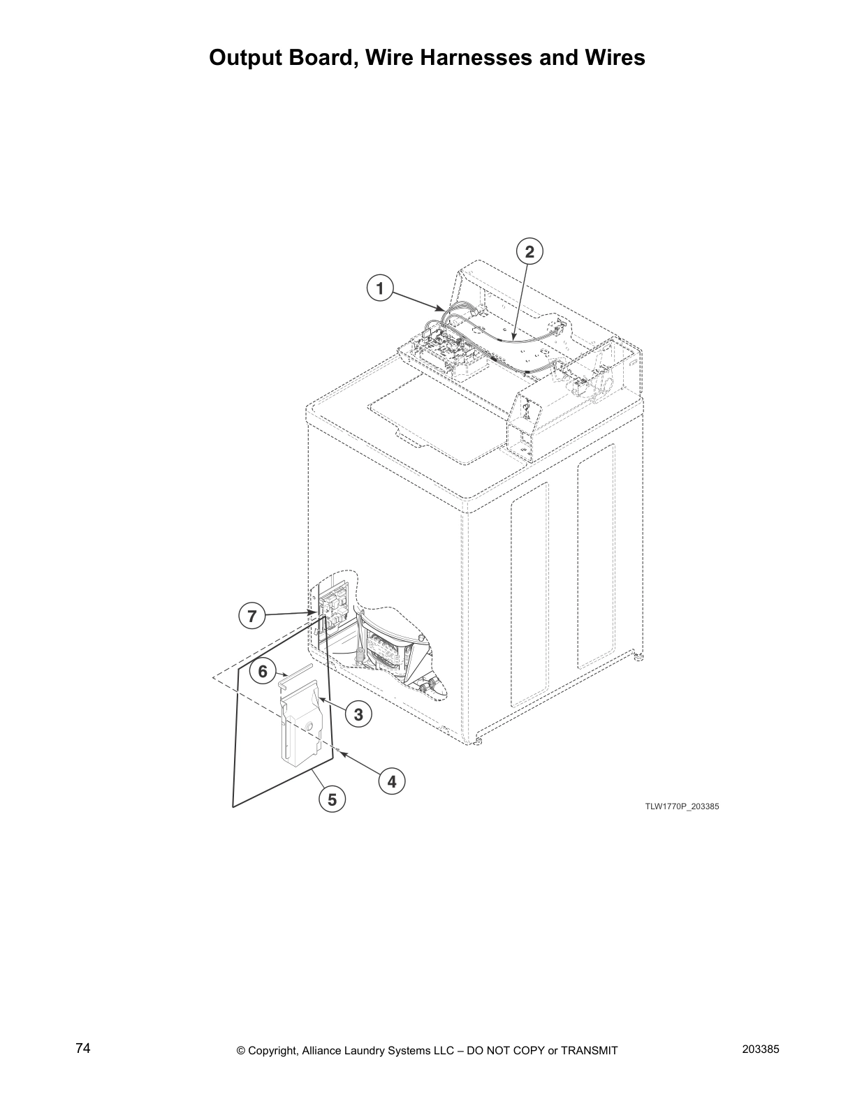Output Board, Wire Harnesses and Wires