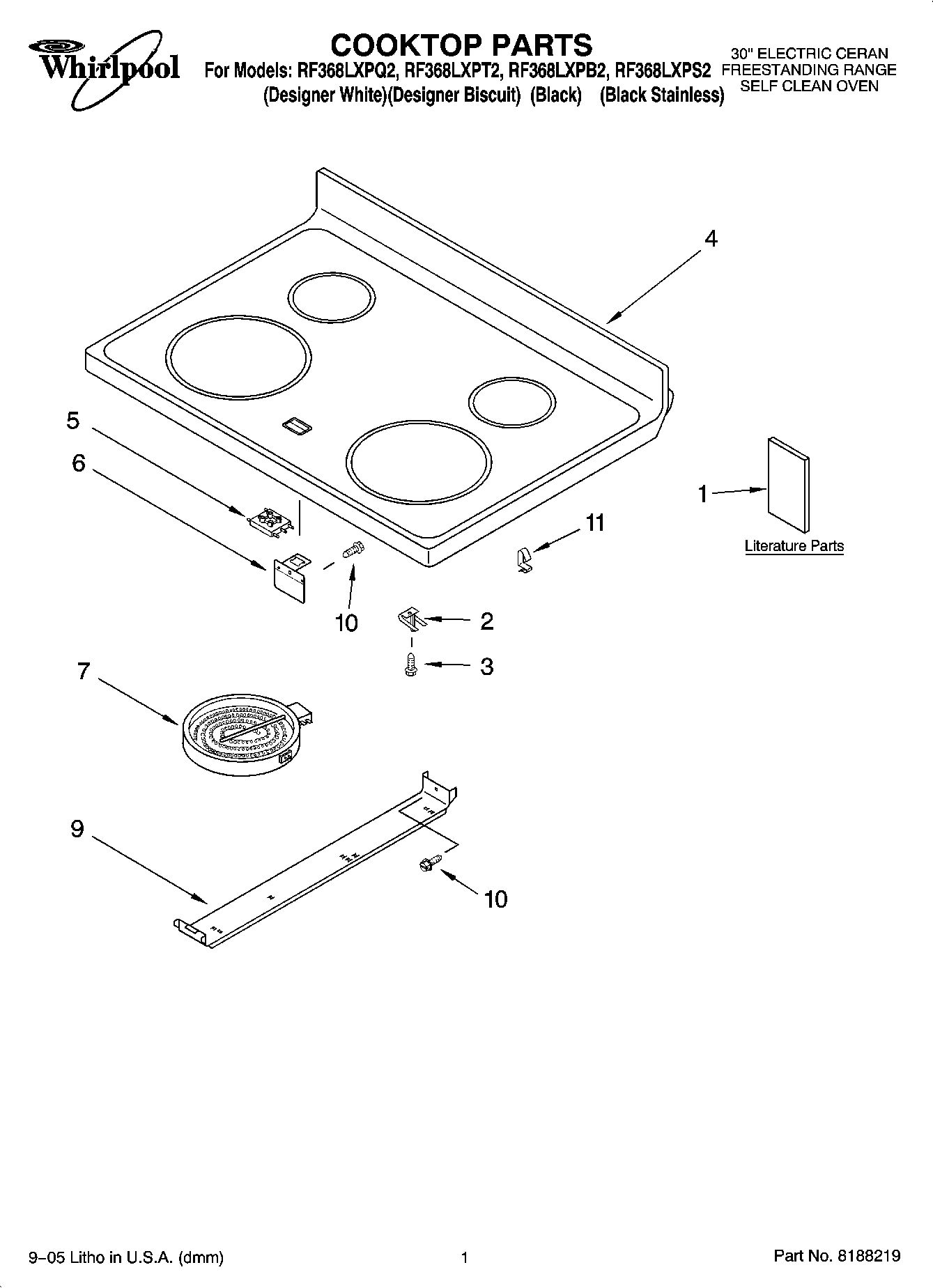 01 - COOKTOP PARTS