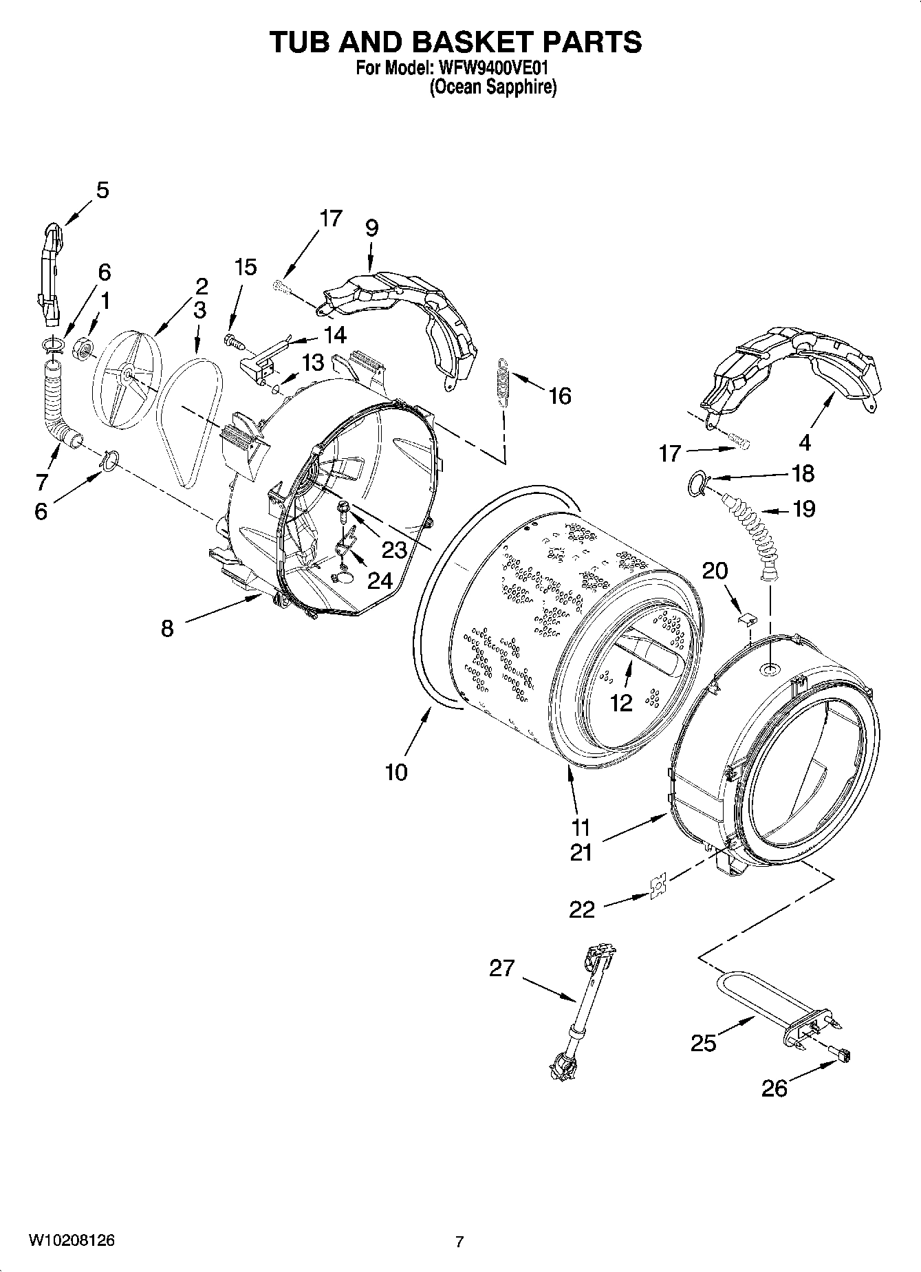 05 - TUB AND BASKET PARTS