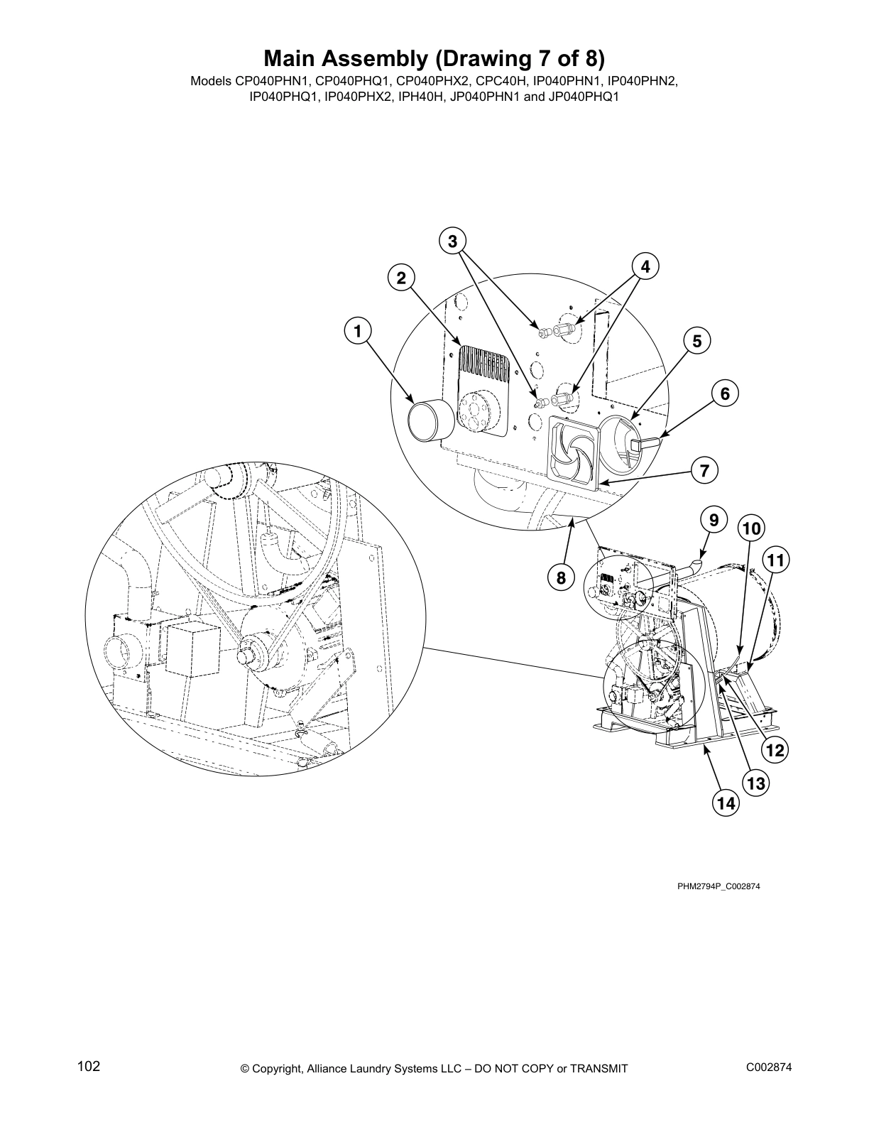 Main Assembly (Drawing 7 of 8)