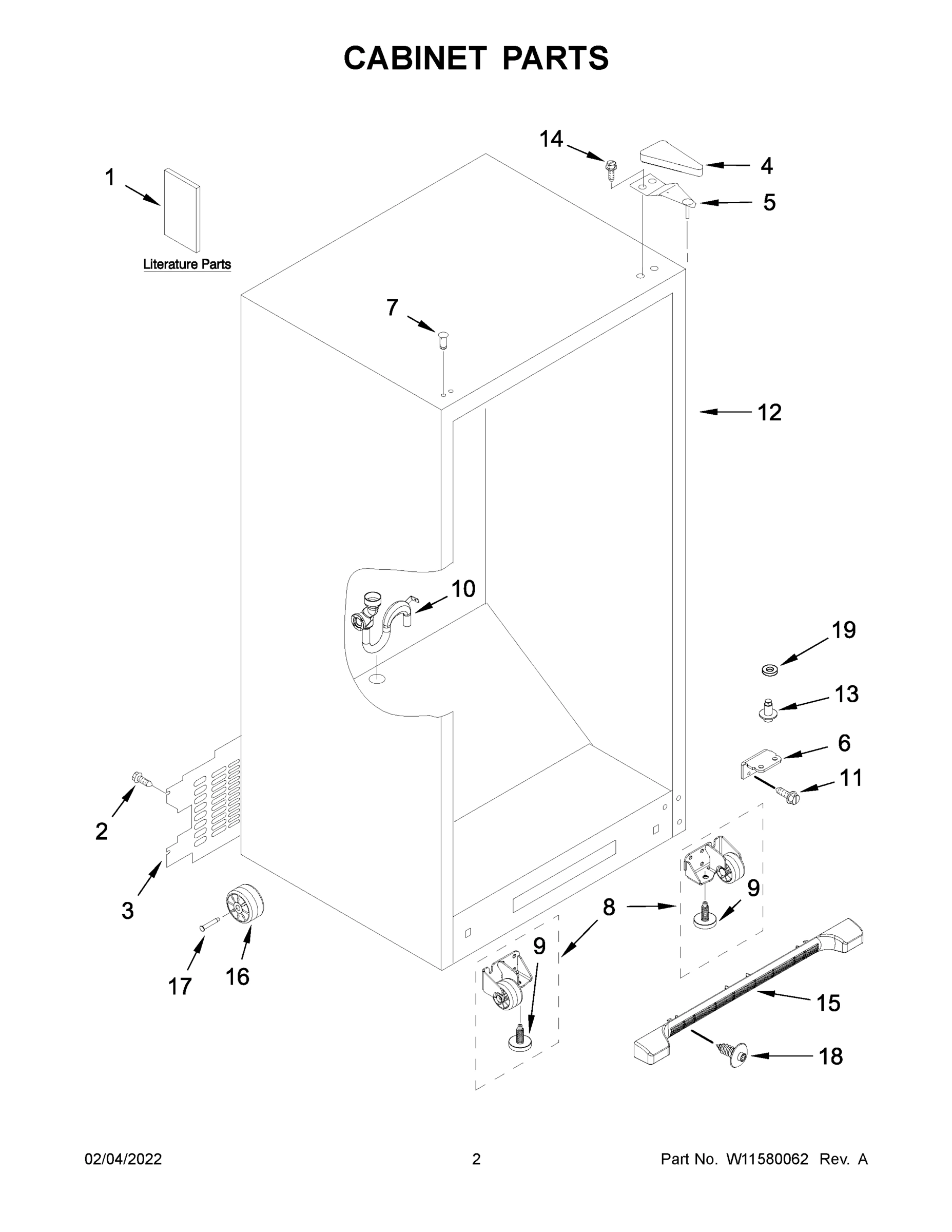 02 - CABINET PARTS