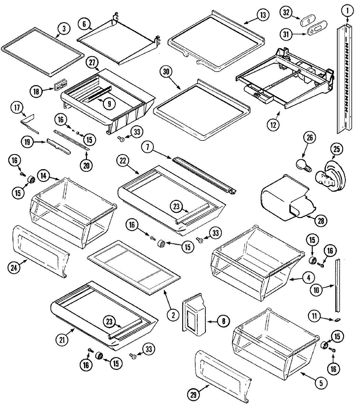 11 - SHELVES & ACCESSORIES
