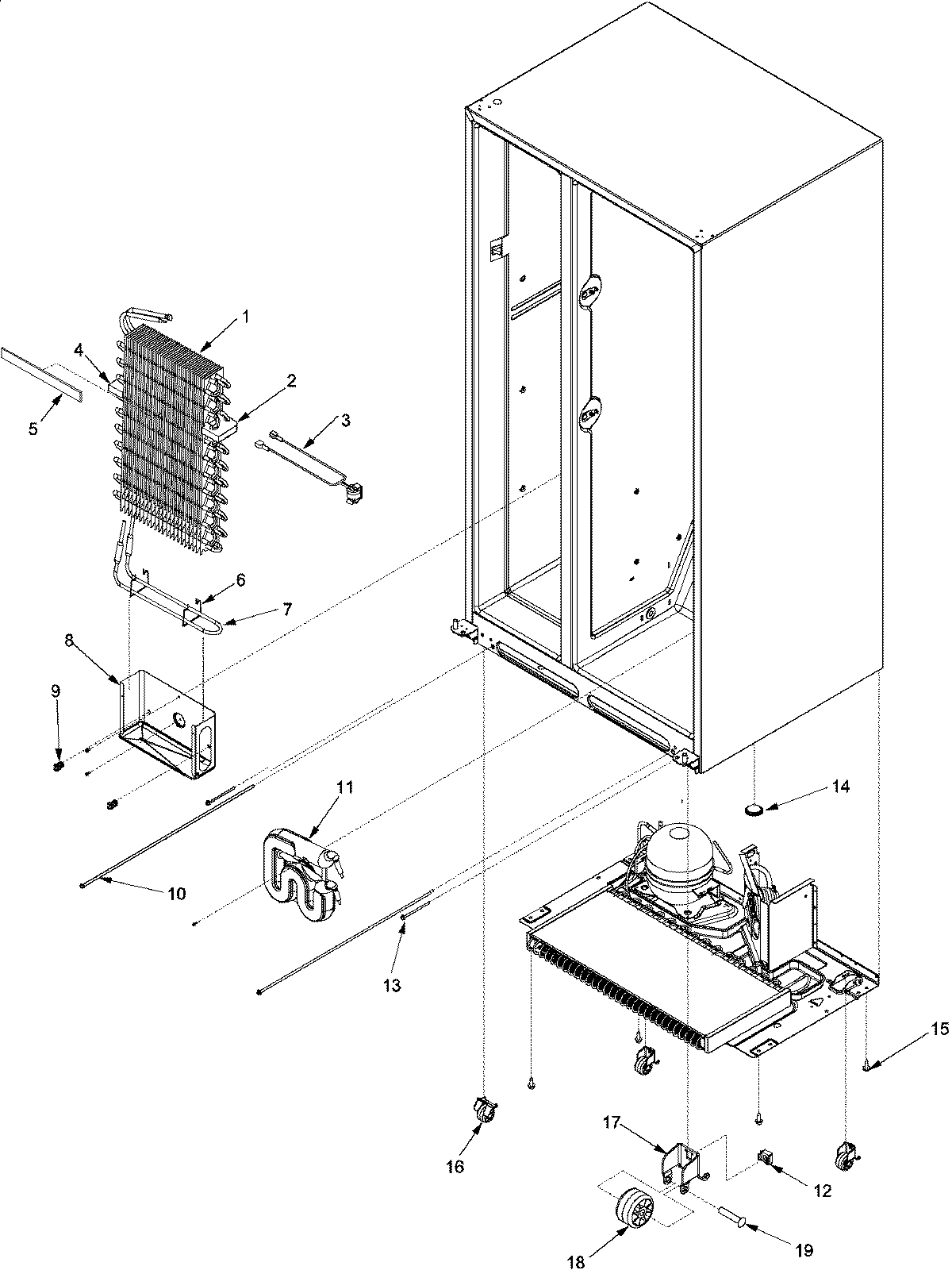 07 - EVAPORATOR ASSY AND ROLLERS