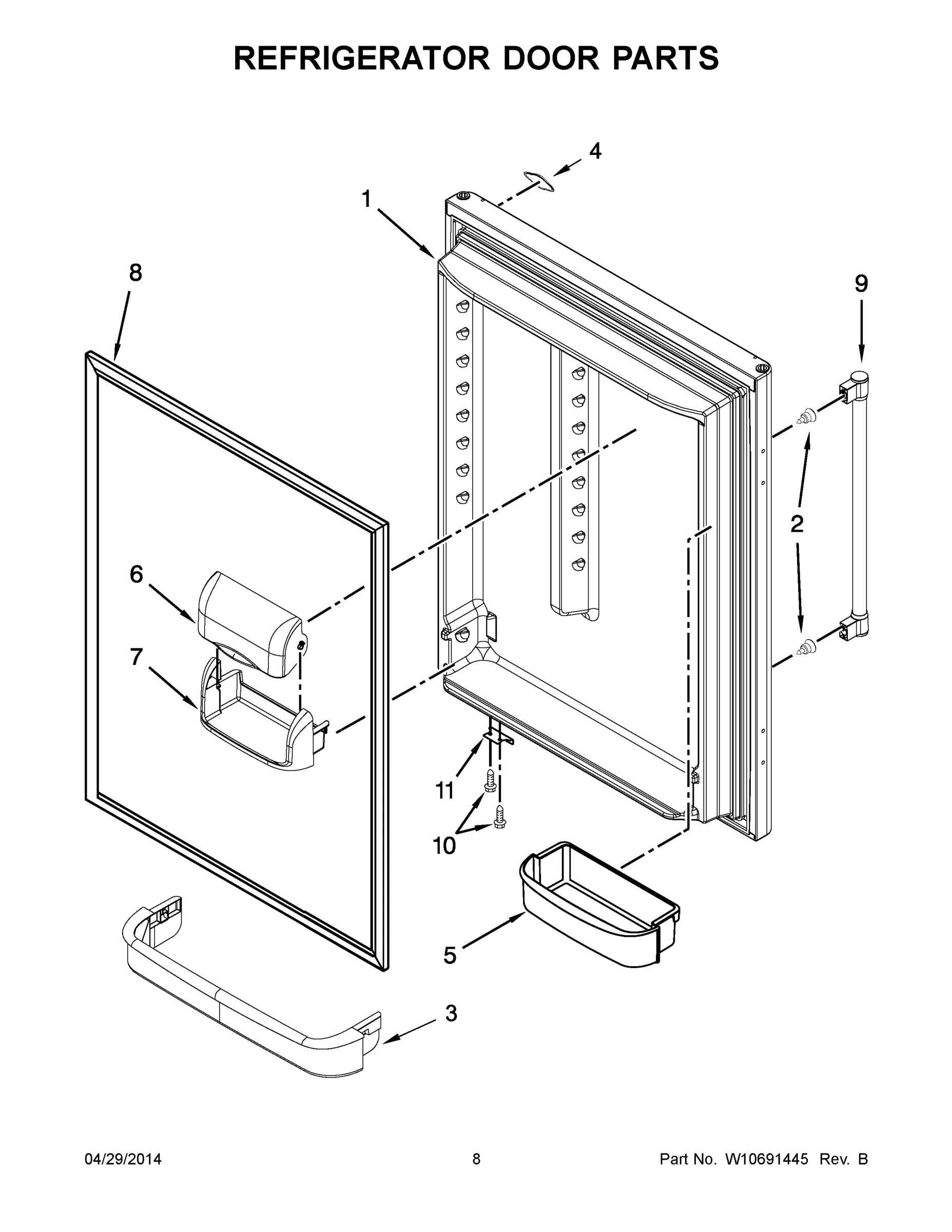 05 - REFRIGERATOR DOOR PARTS