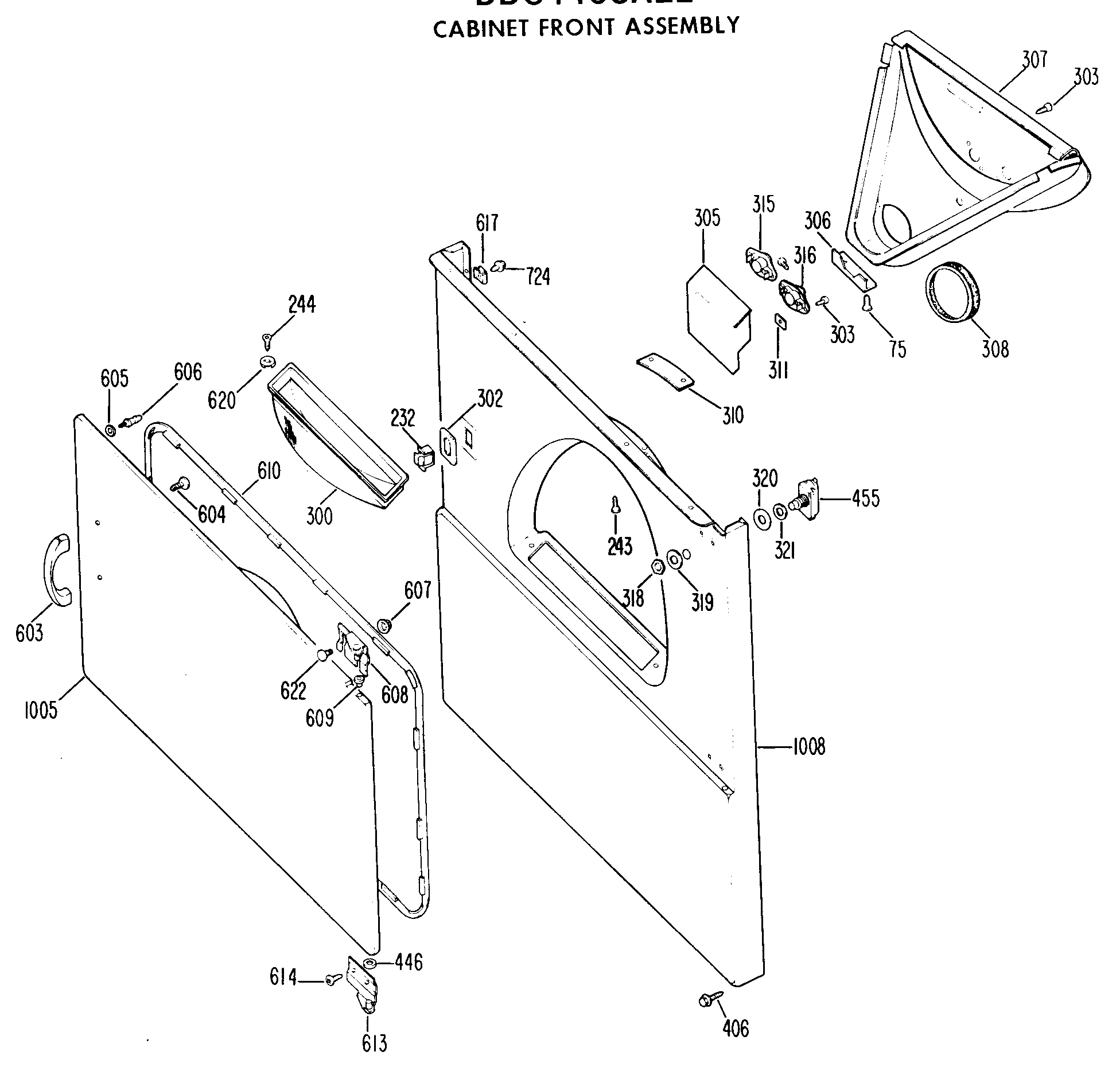 CABINET FRONT ASSEMBLY